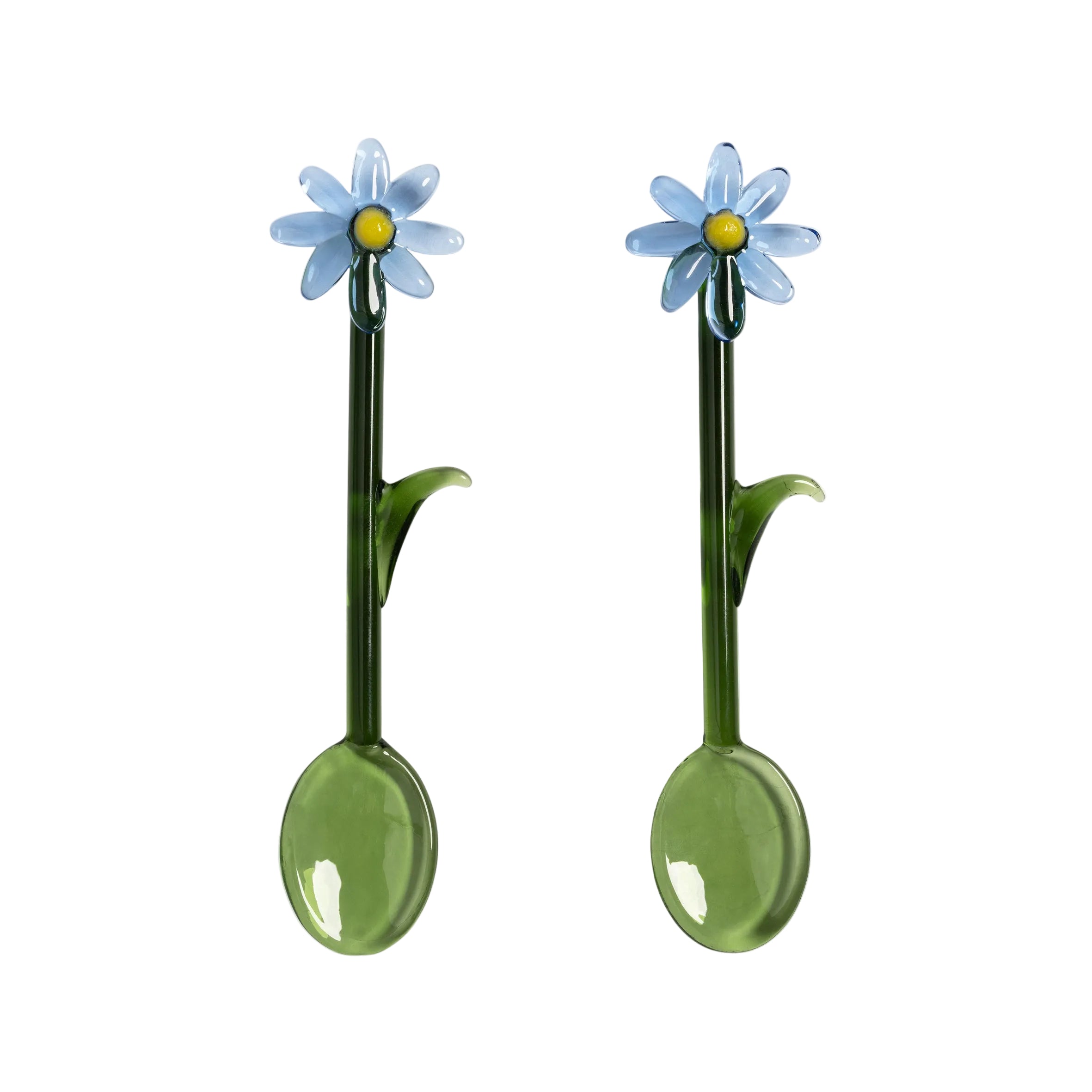 FLORA Green and Blue Spoon Set