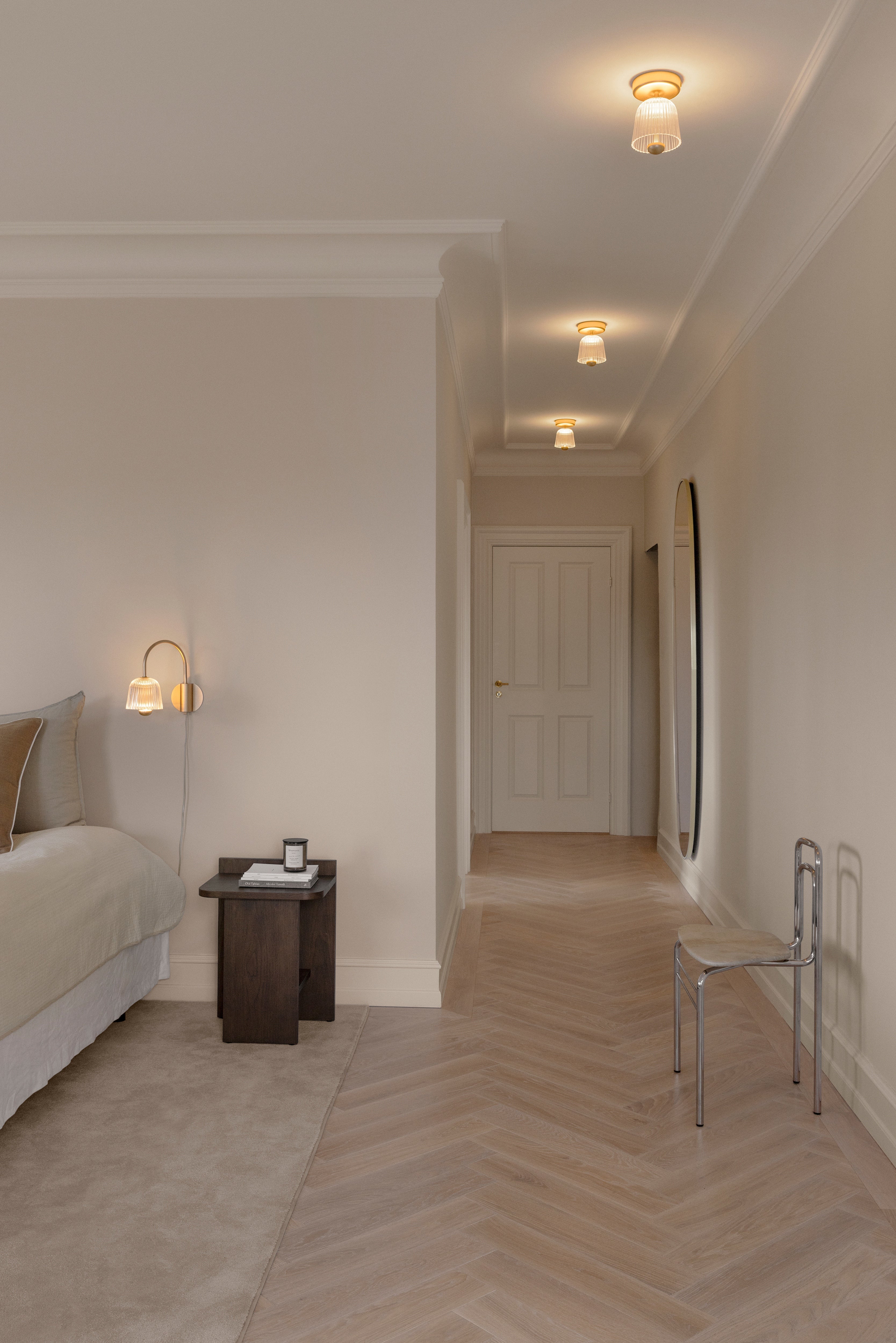 ASTEEA Ceiling Lamp Gold with Transparent
