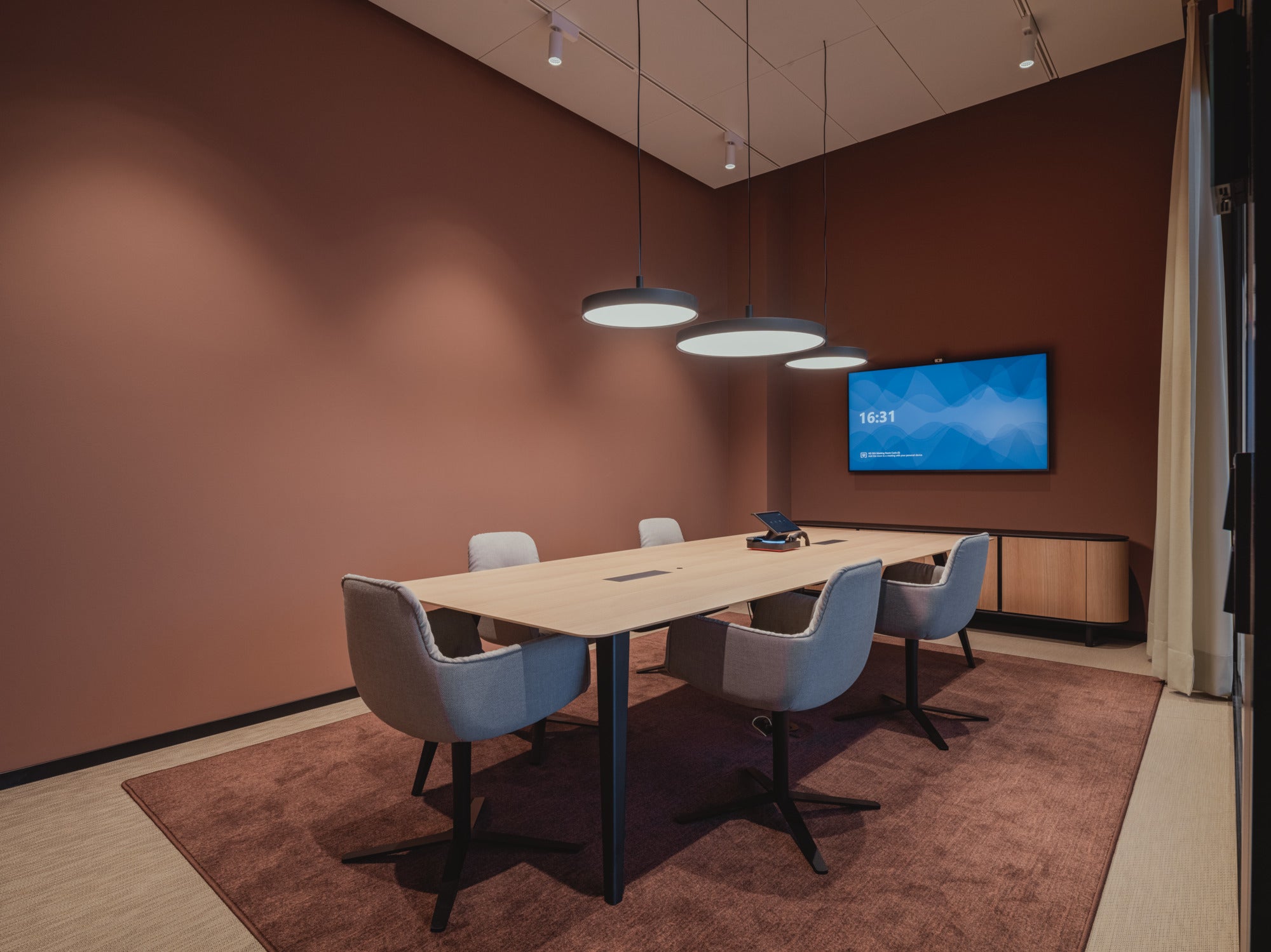 Pendelleuchte LP SLIM ROUND schwarz