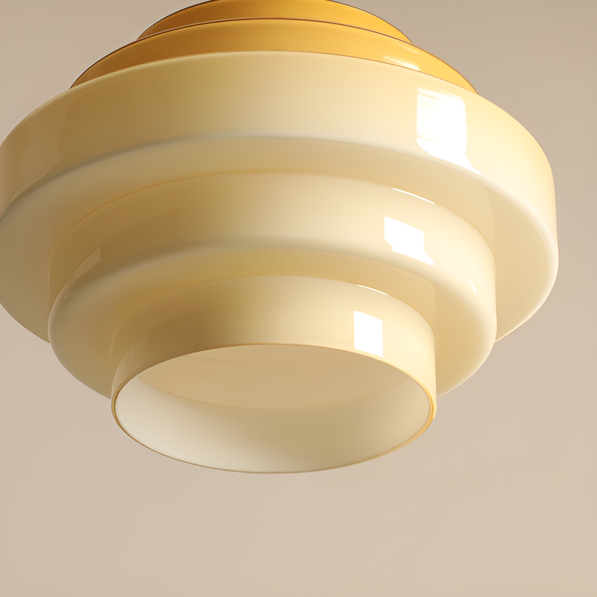 Beige Hängelampe FILO