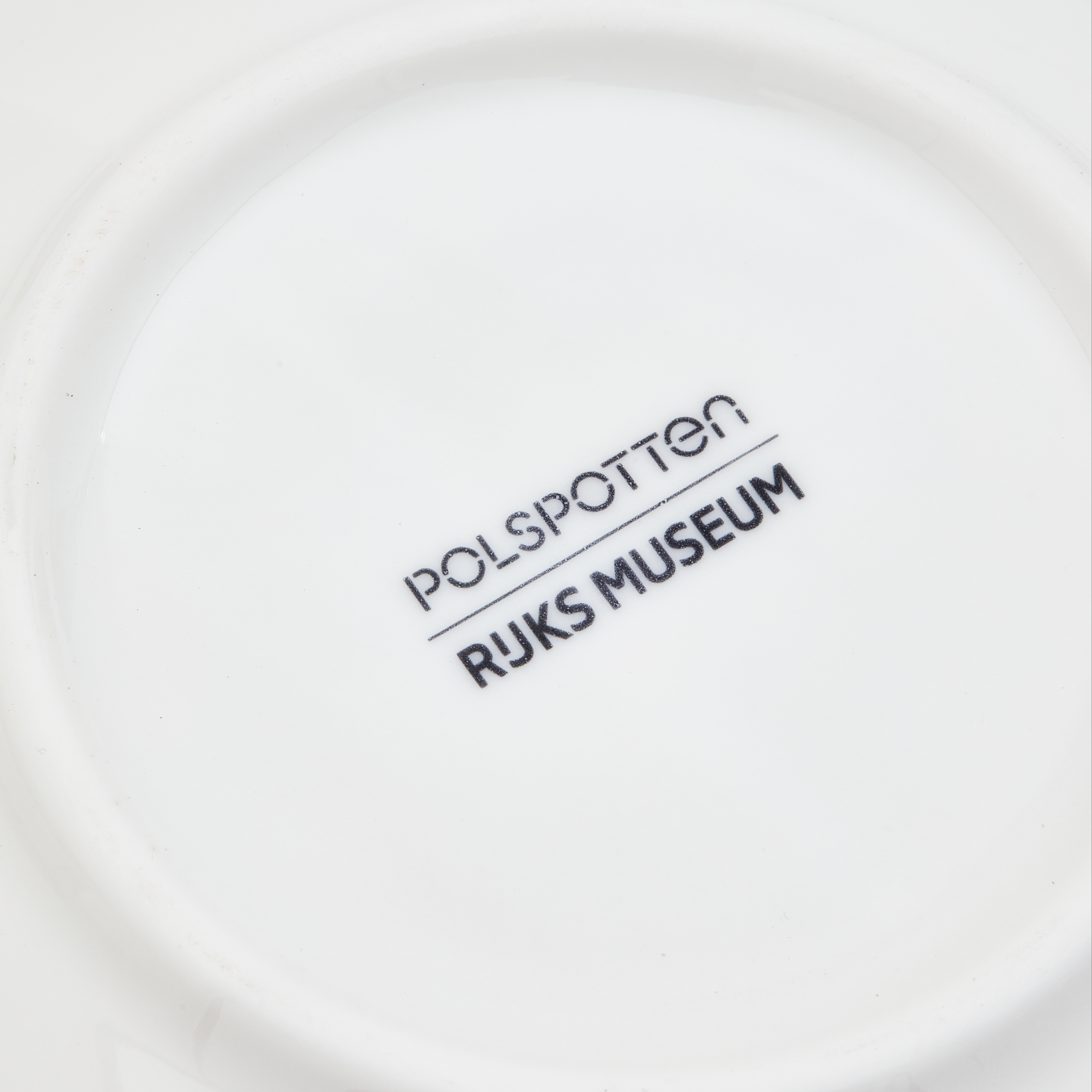 BIRD bowl white with yellow and blue