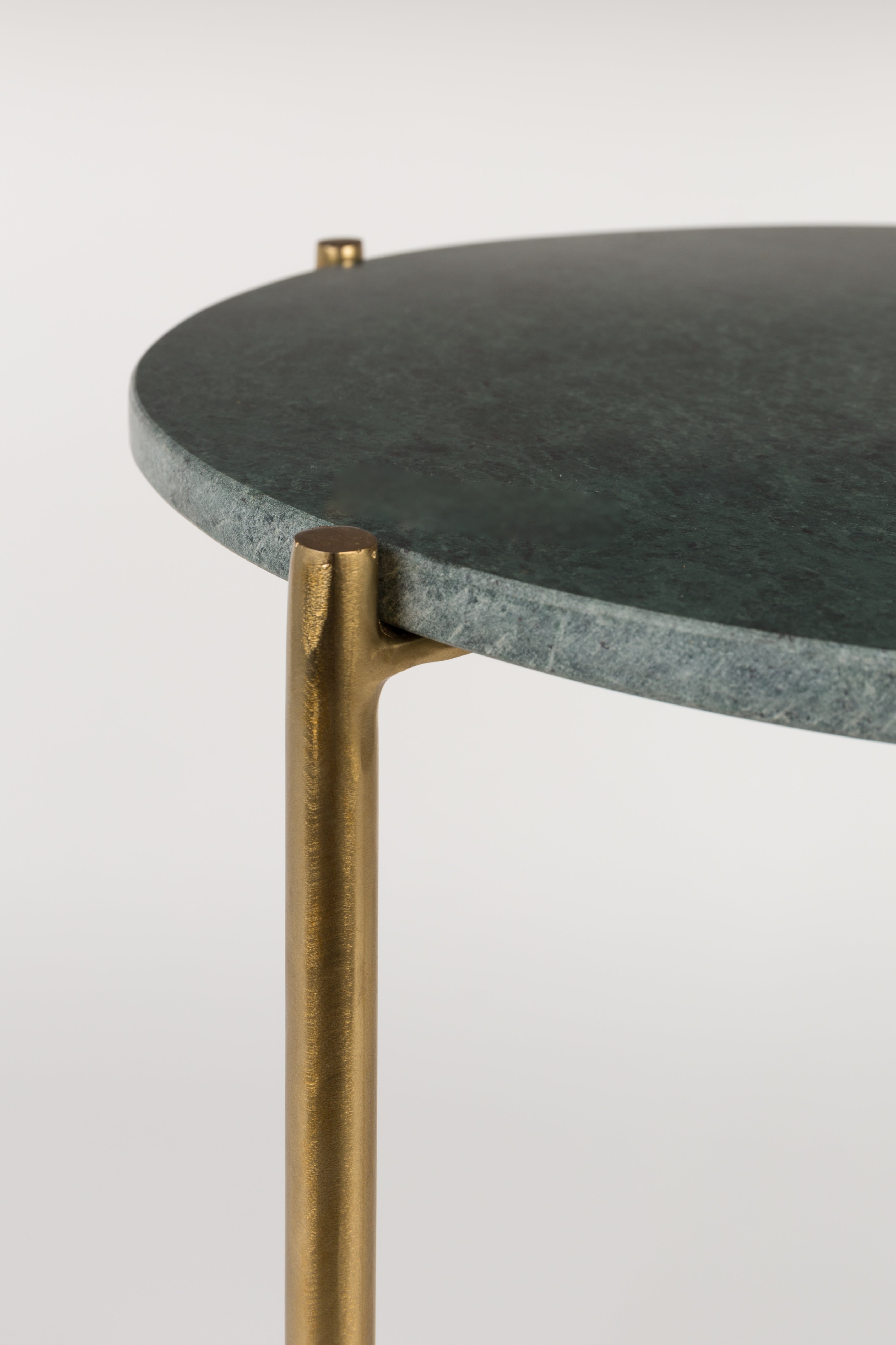 Timpa Tischgrün Marmor mit Gold