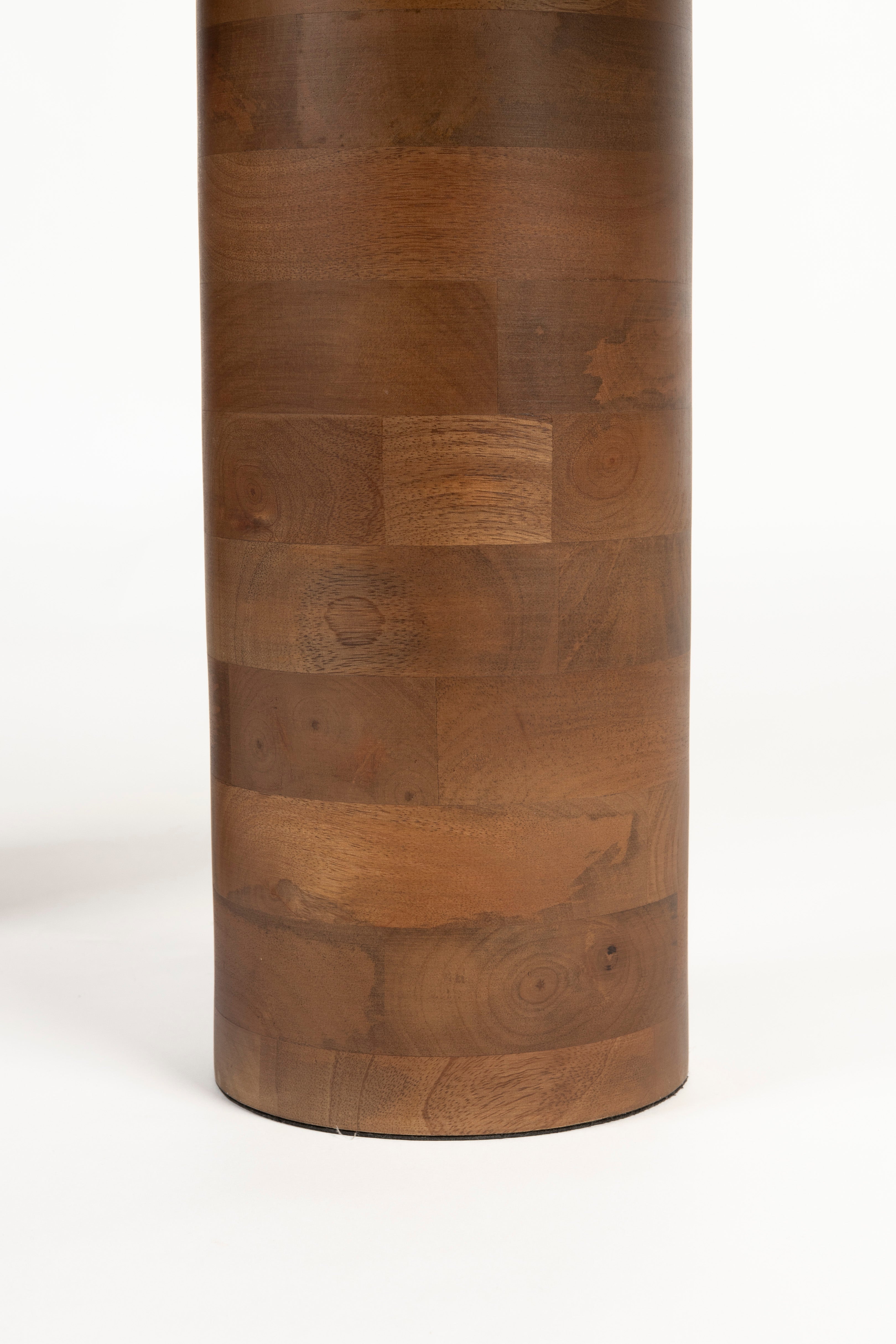 Runder Kaffeetisch KOUK aus Mangoholz