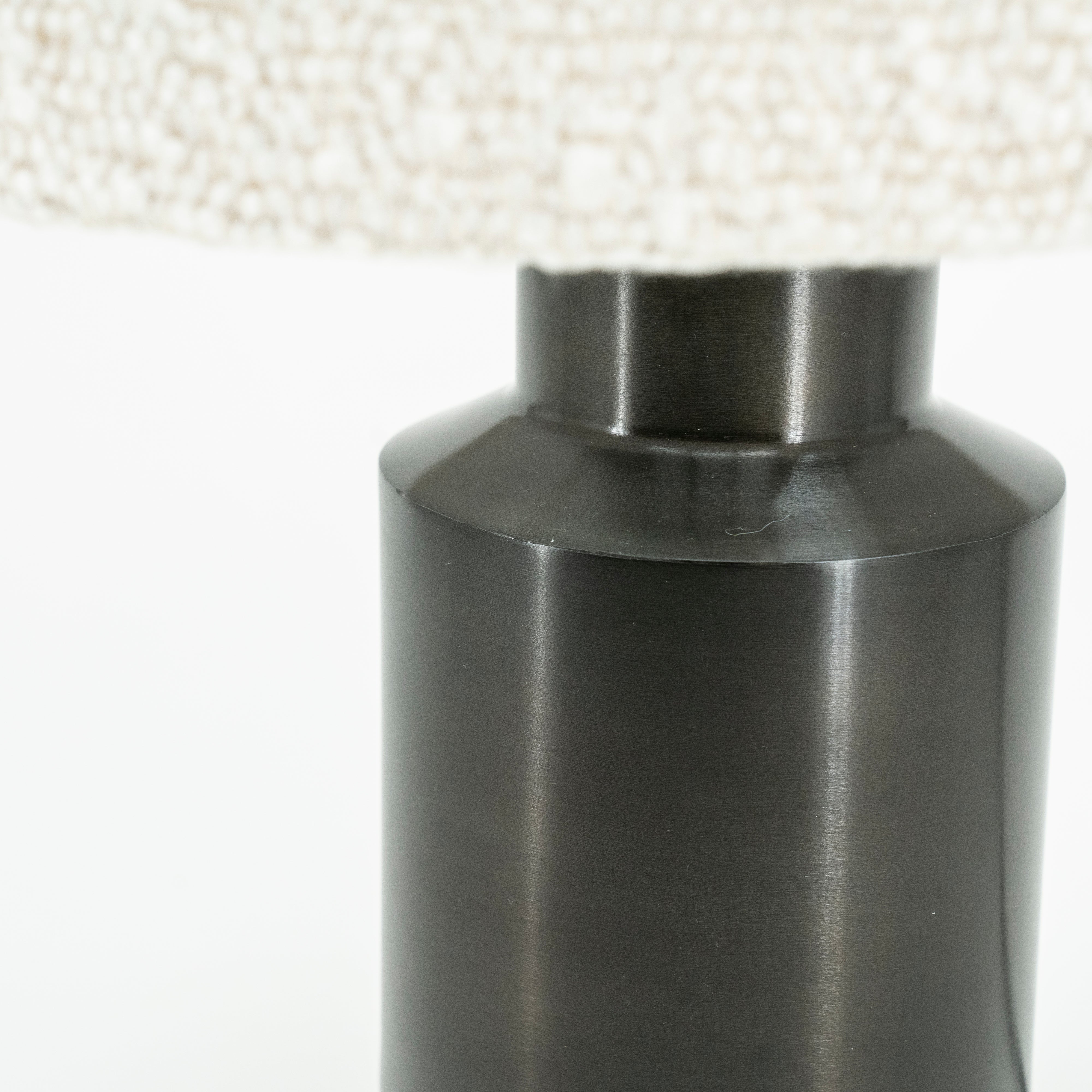 DUST table lamp light beige with black base