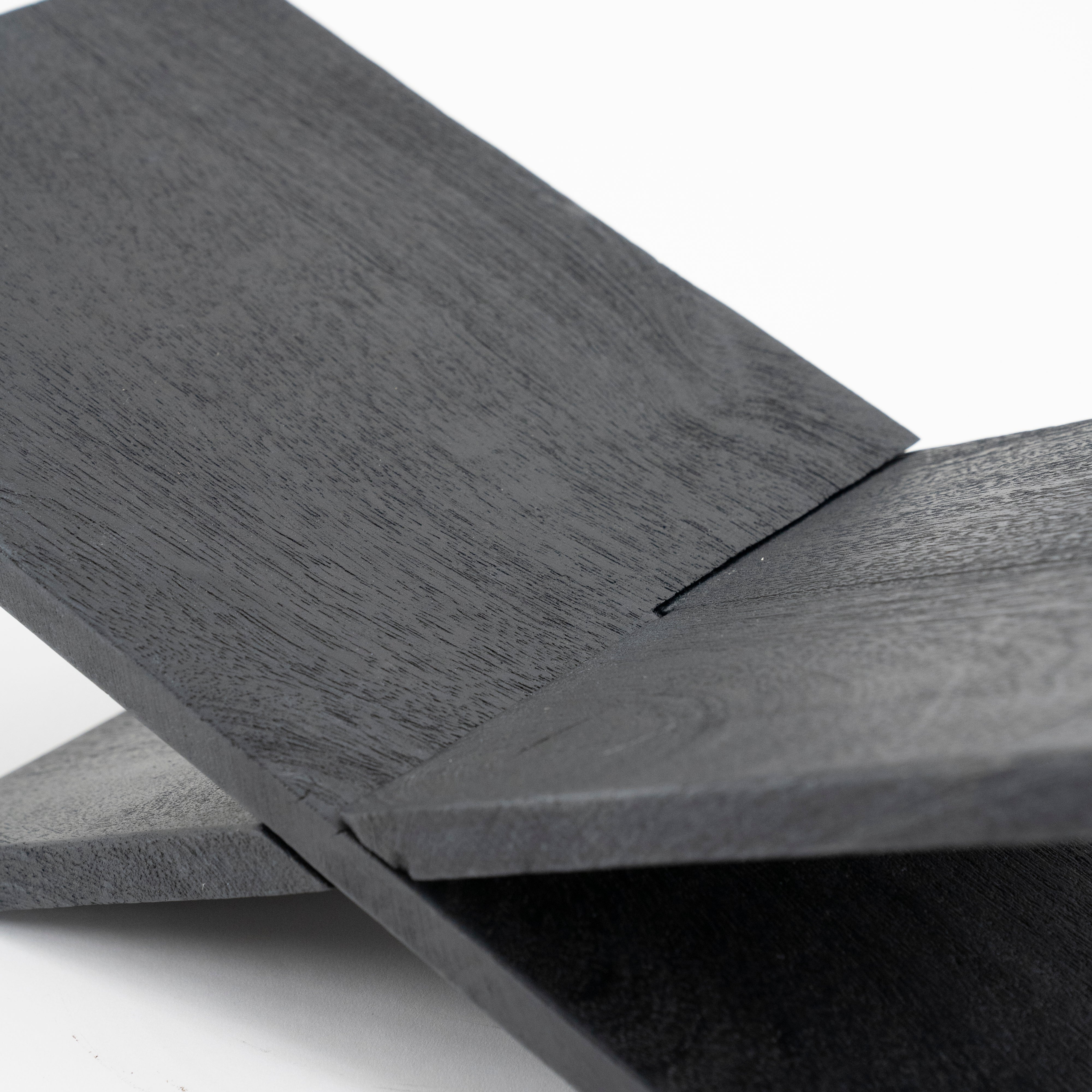 Buchständer TEE schwarzes Mangoholz