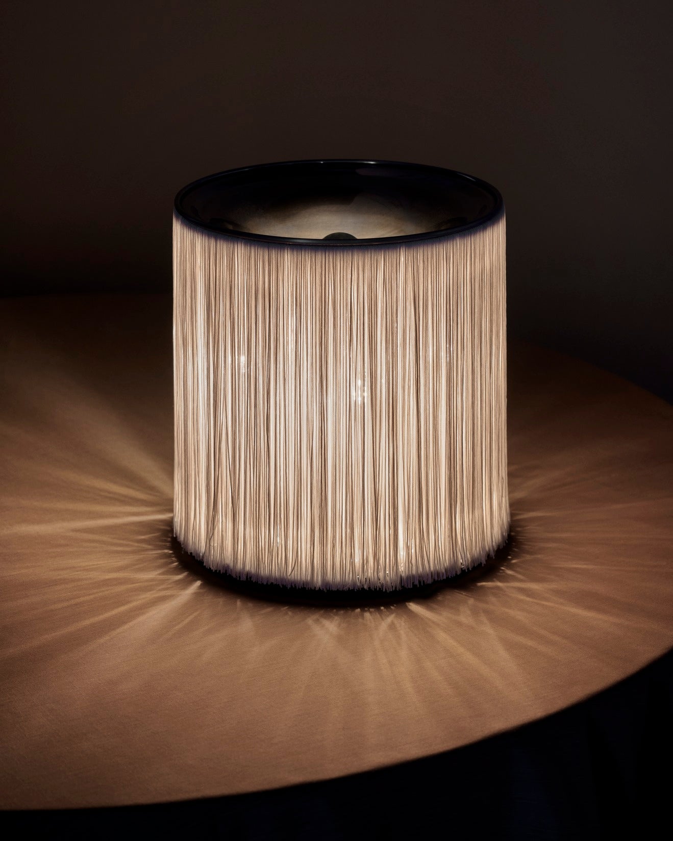 Tischlampe MODEL 597 poliertes Aluminium