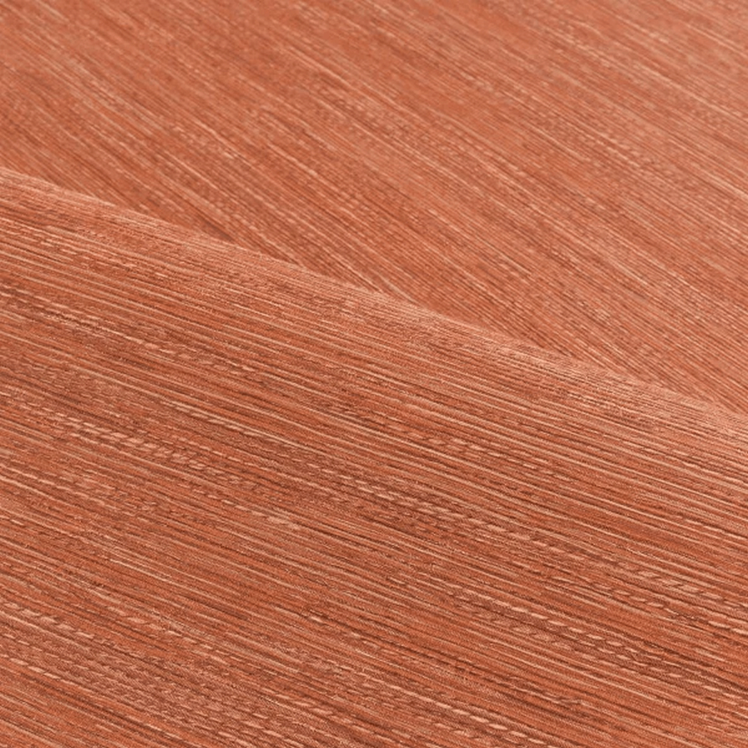 Strukturierte Tapete, die Jacquardstoff imitiert TATAMI - ORANGE BRÜLÉ dunkelorange