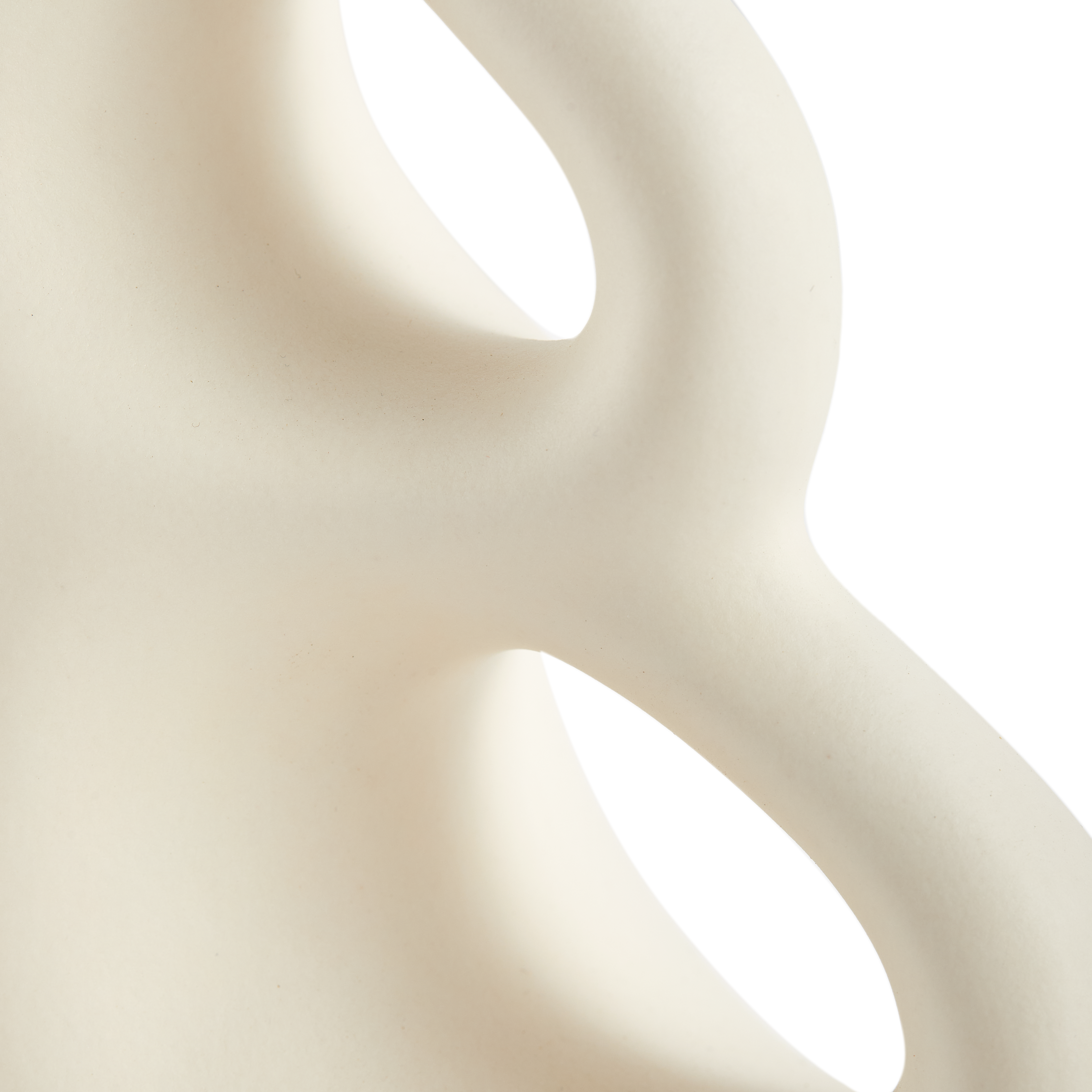 THREE EARS White Vase