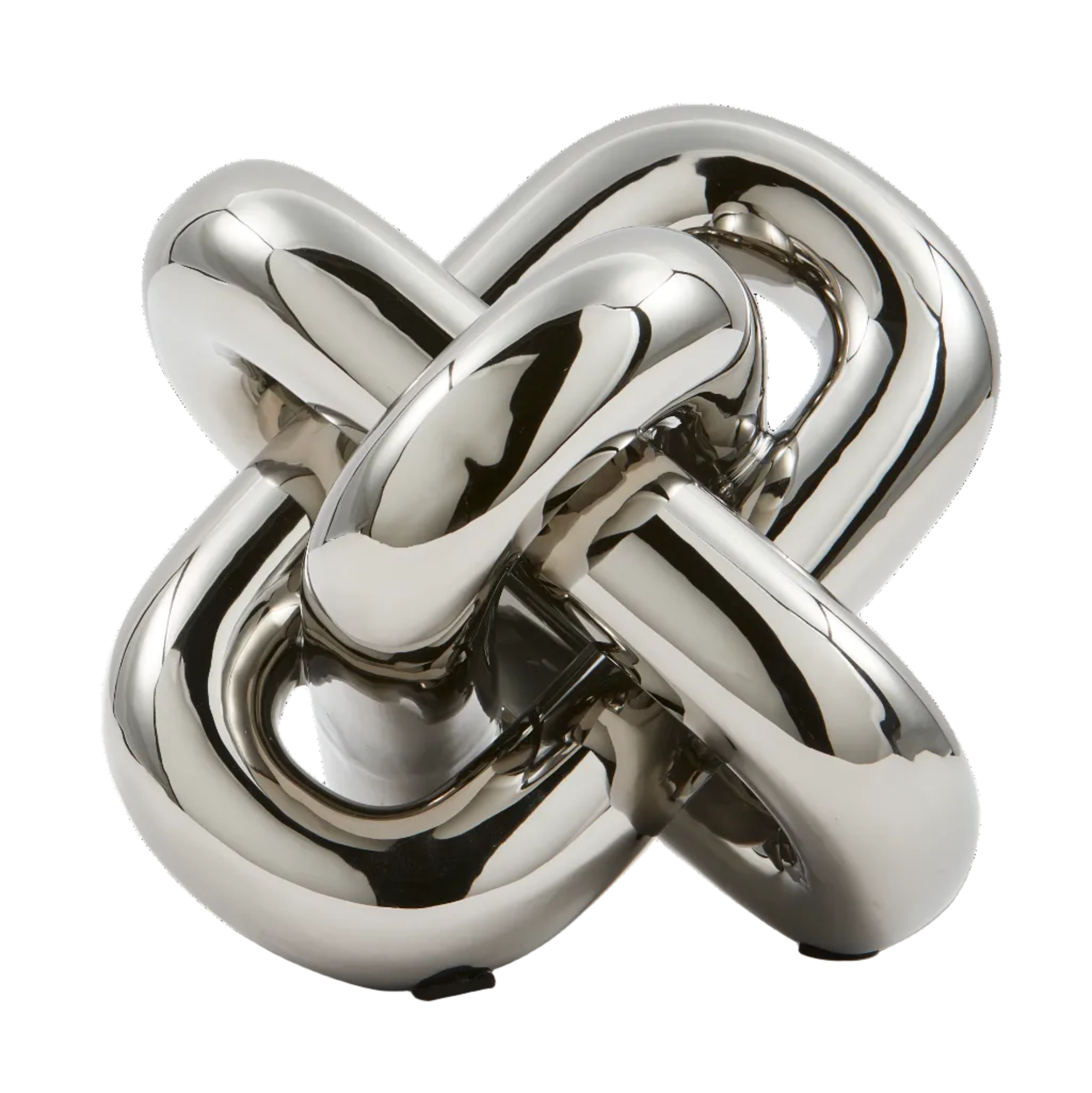 Dekorative Figur MOVING CHAIN silber