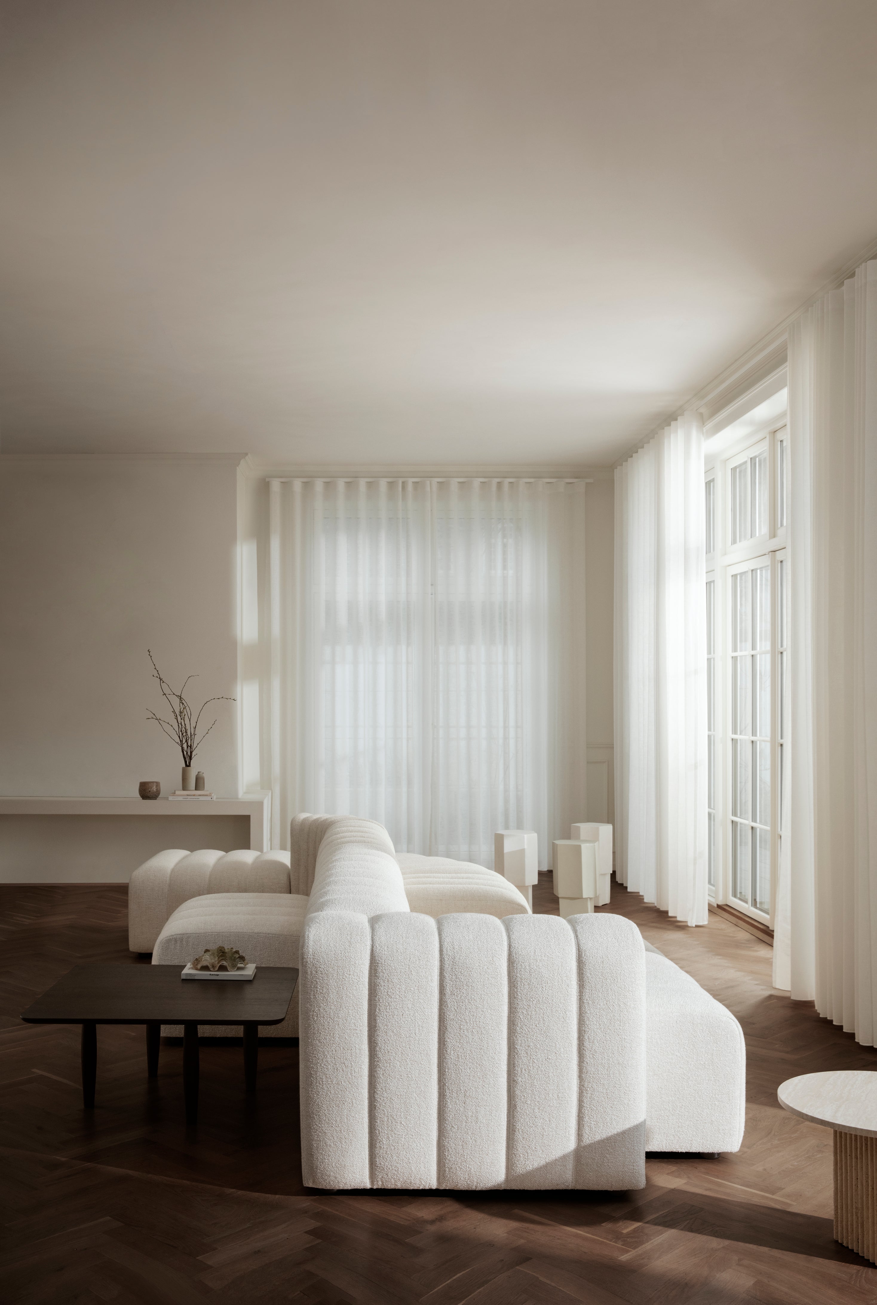 Beistelltisch QUARTZ beige Beton
