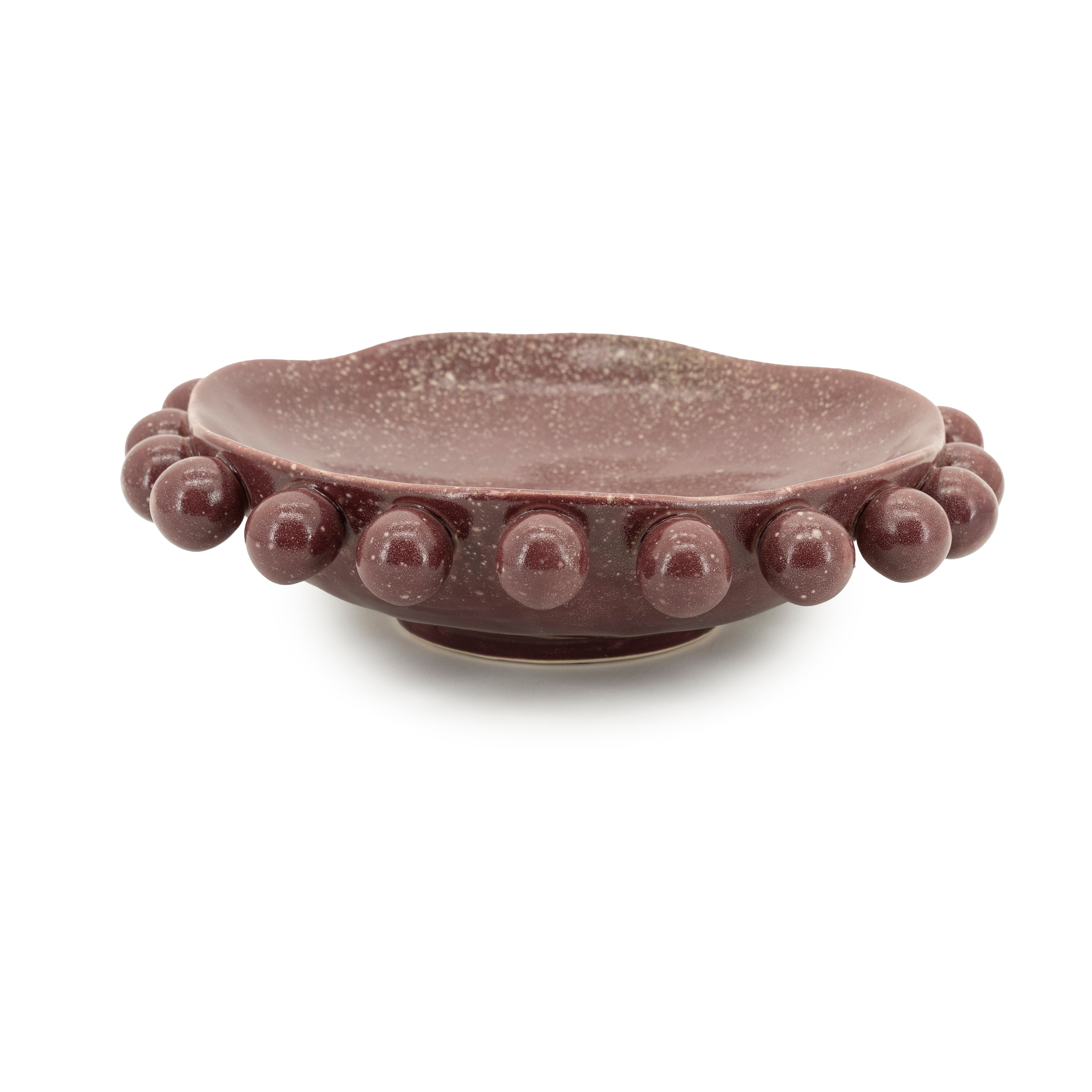 VIRO burgundy tray