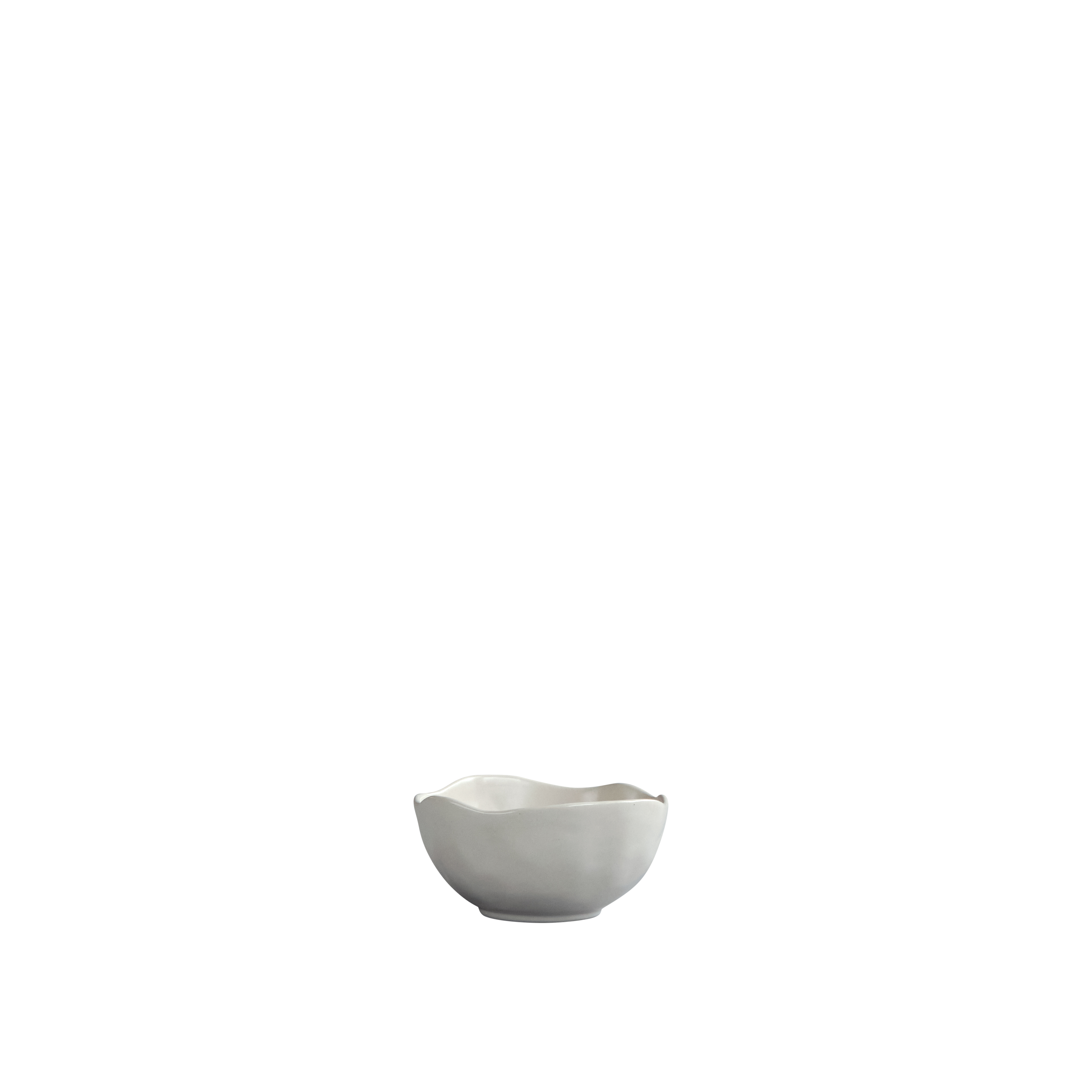 NATIVE Set of Bowls White Stoneware