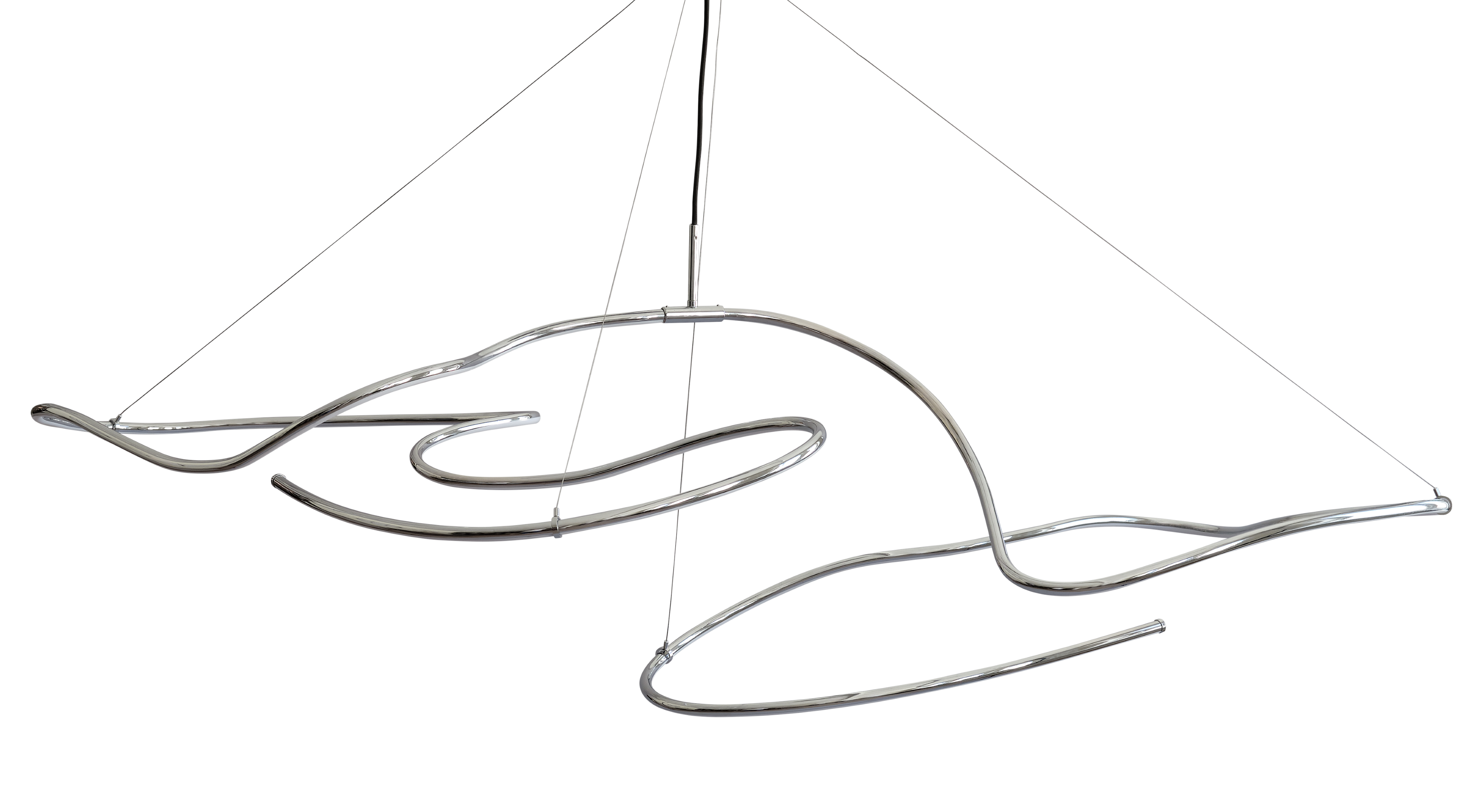 GHOST chrome chandelier