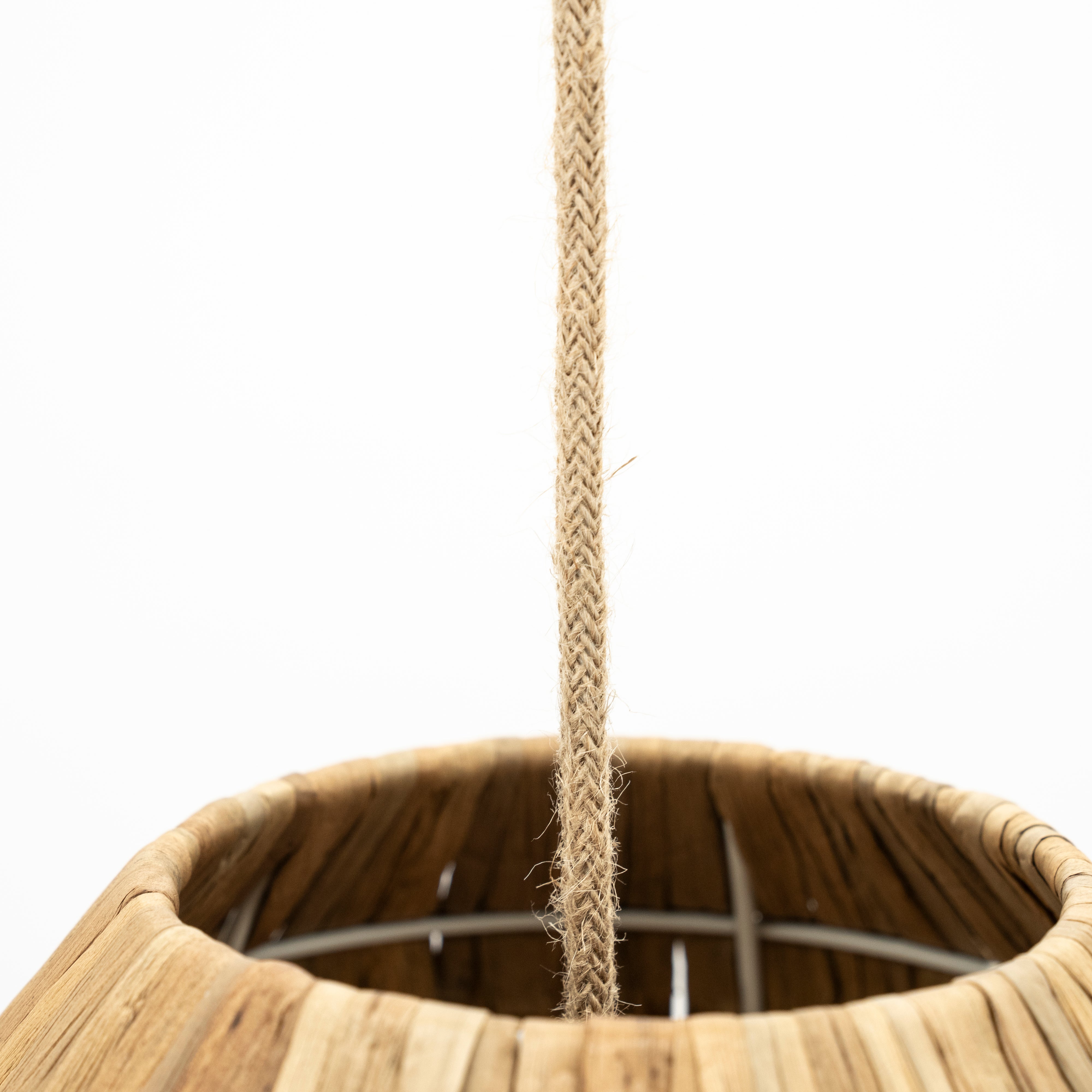 Pendelleuchte REB Baumwolle mit Seegras