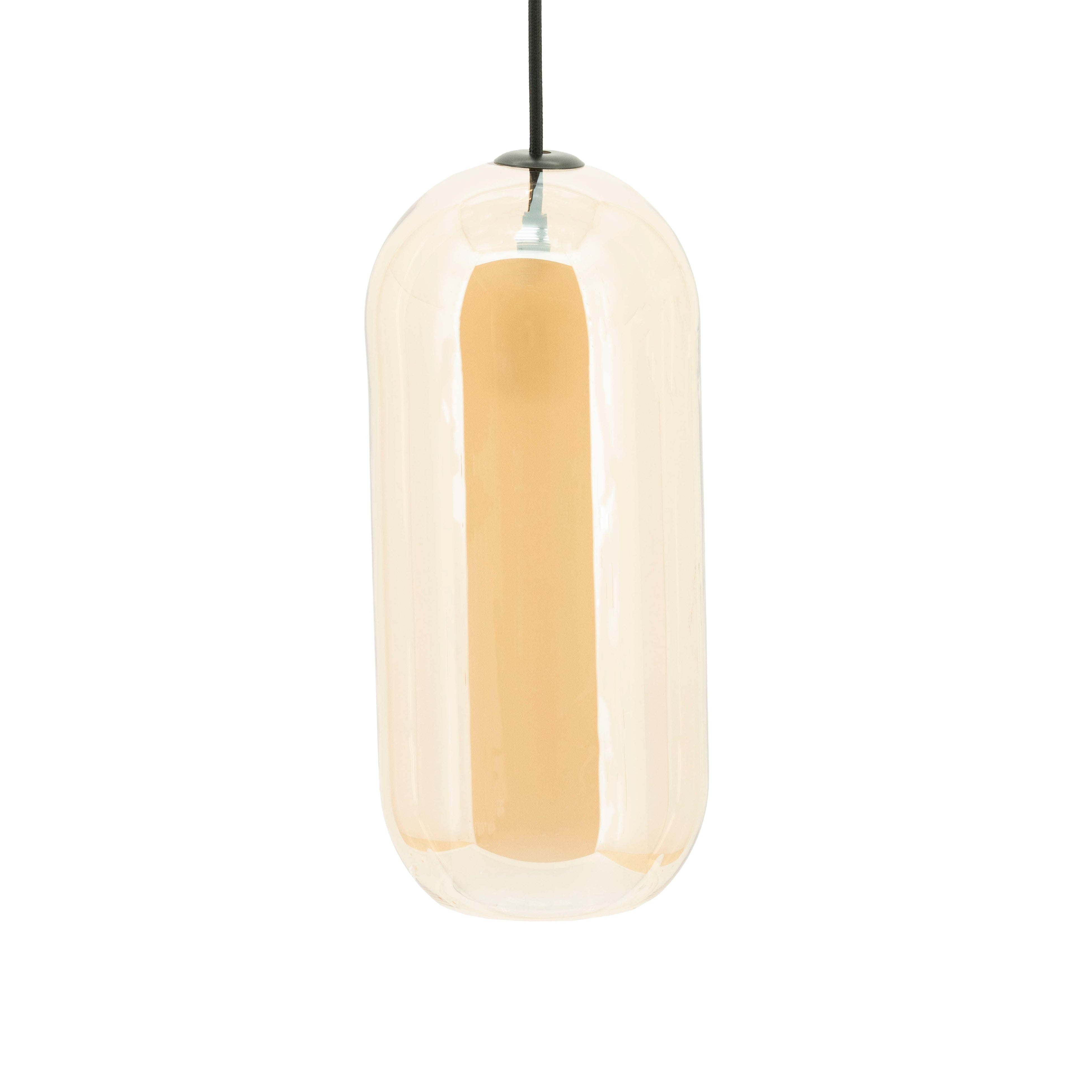 Pendelleuchte aus Glas SHONA gold
