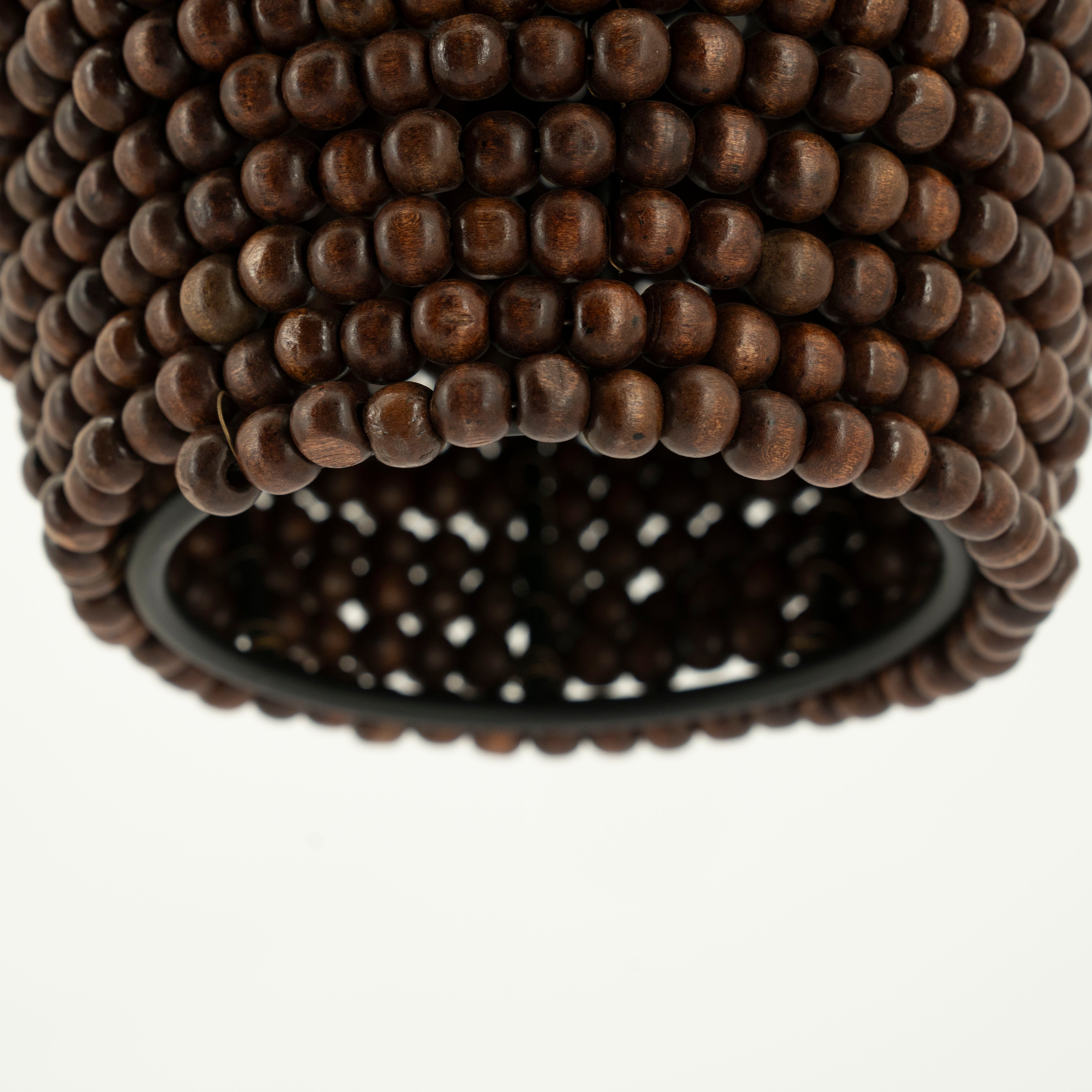 SHANGA pendant lamp dark wood