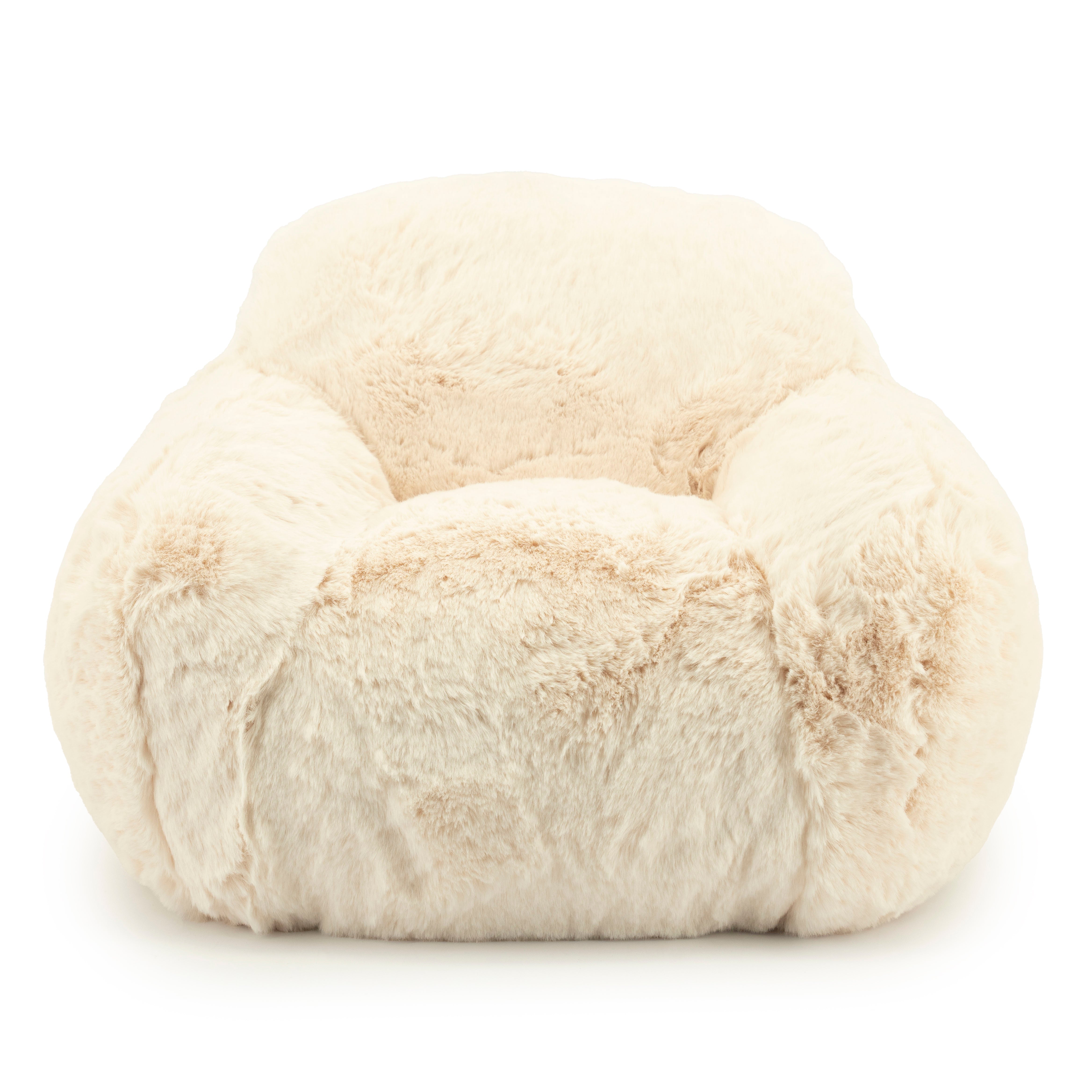 LITTLE HUG children's armchair cream