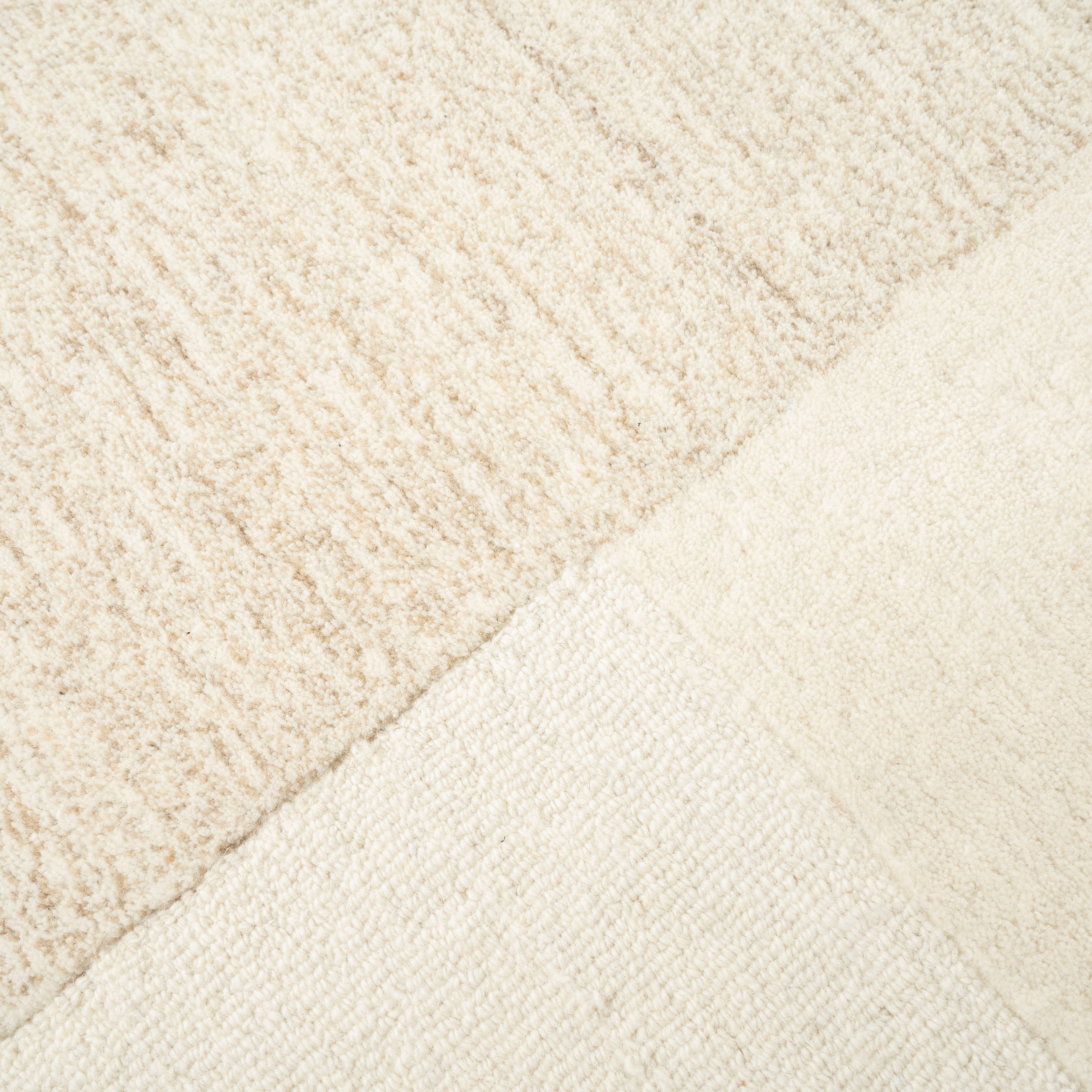 CONTOUR cream rug