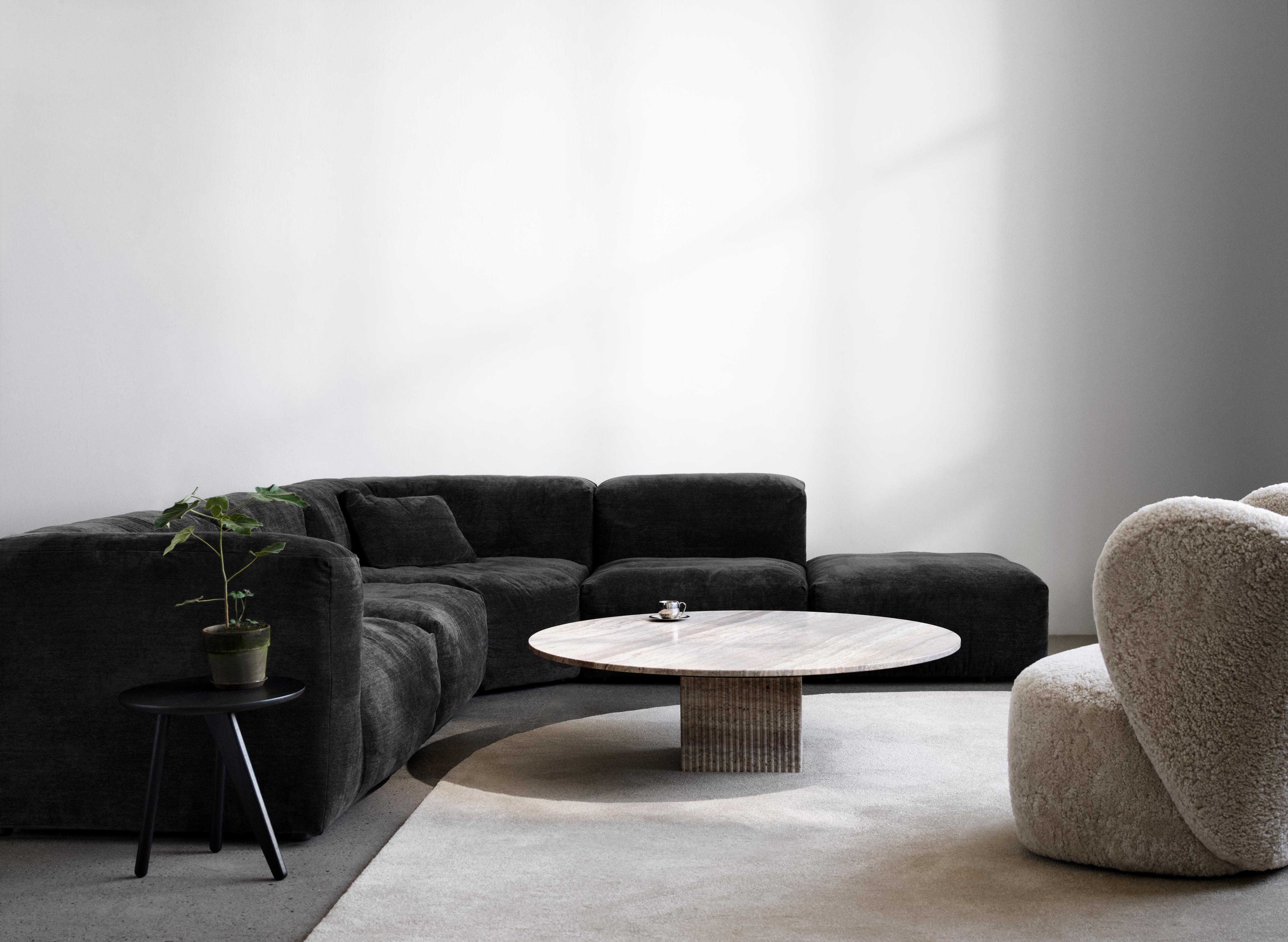 SOHO travertine coffee table
