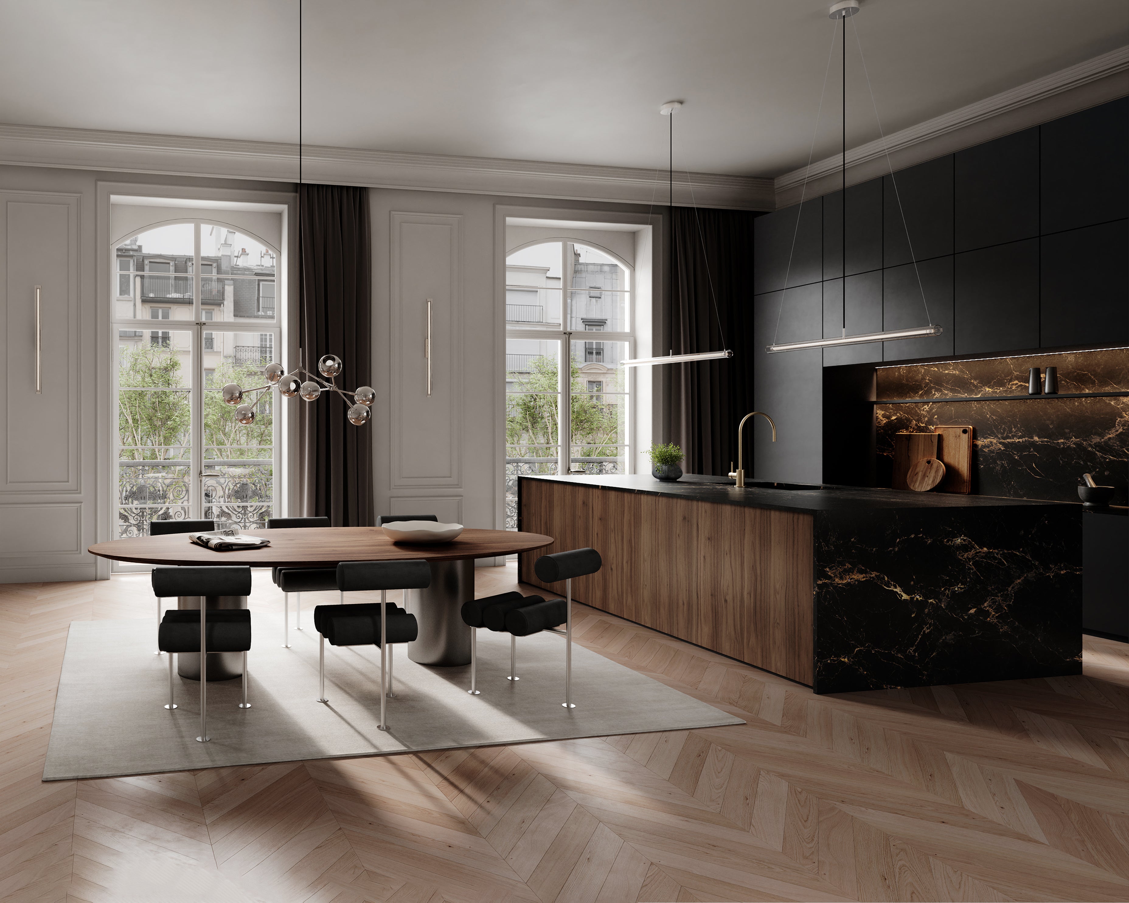 FRAME silver wall lamp