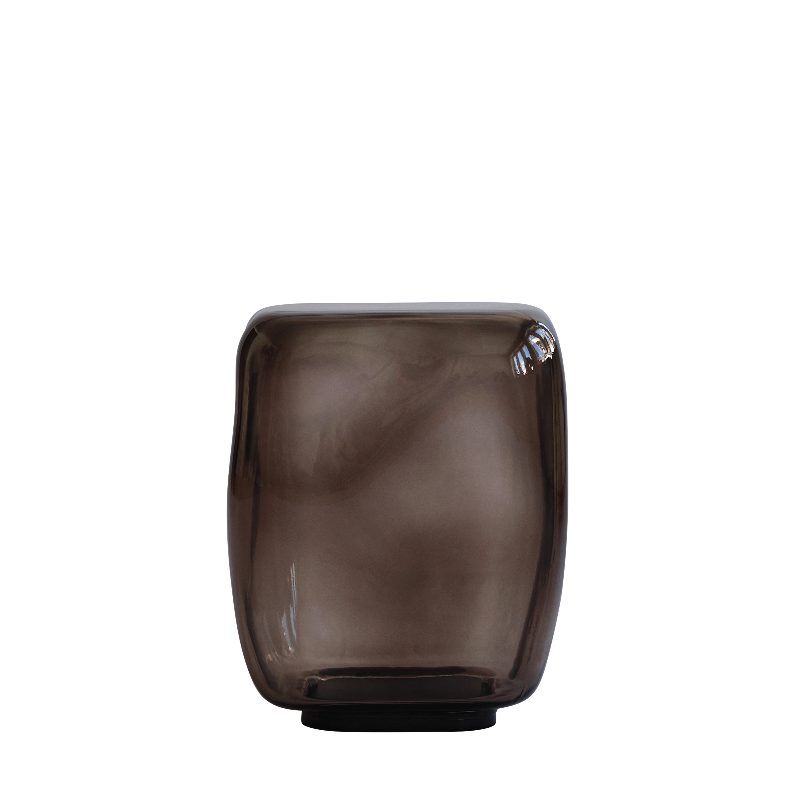 ISHI Coffee Table Brown Glass