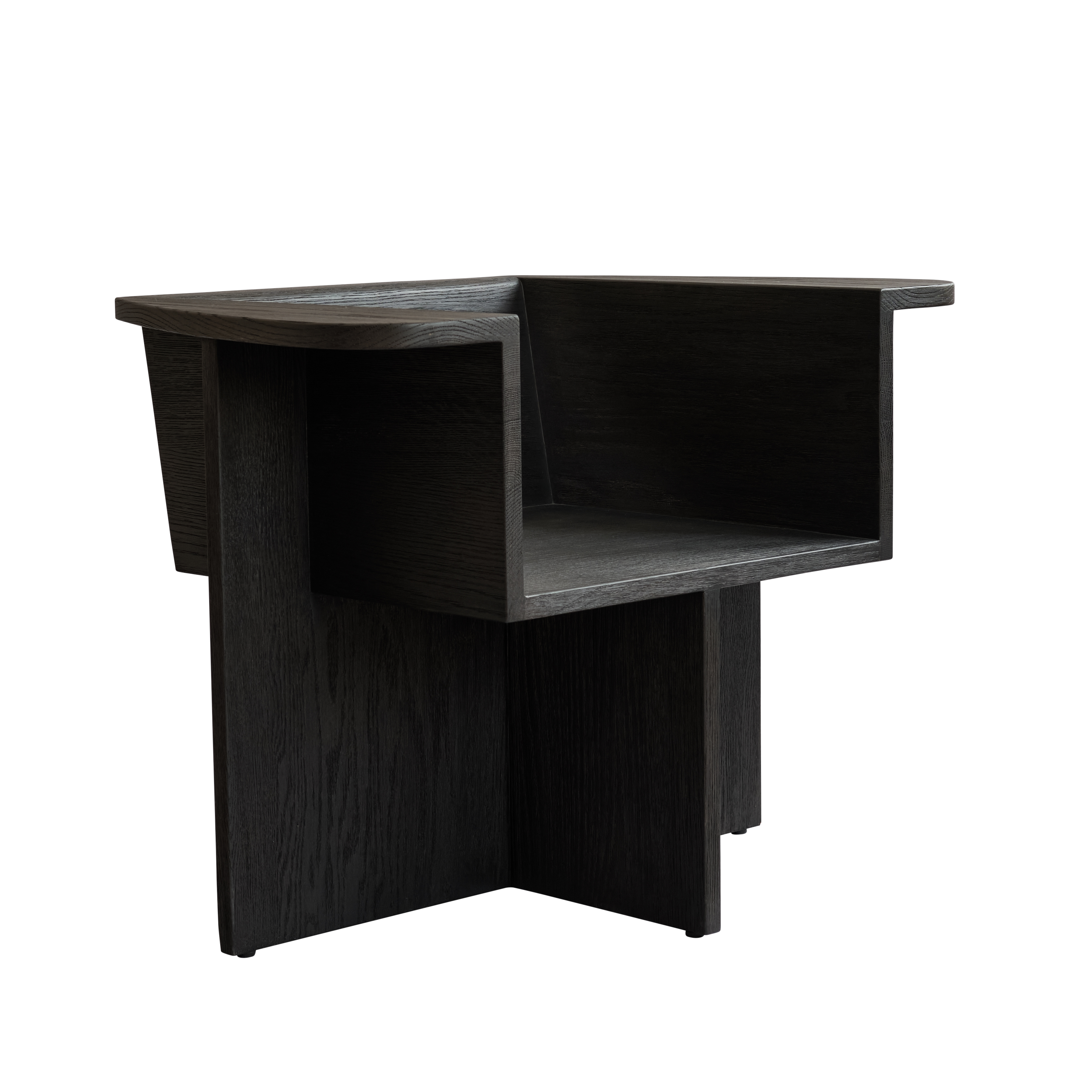 Sessel BRUTUS schwarz Eiche