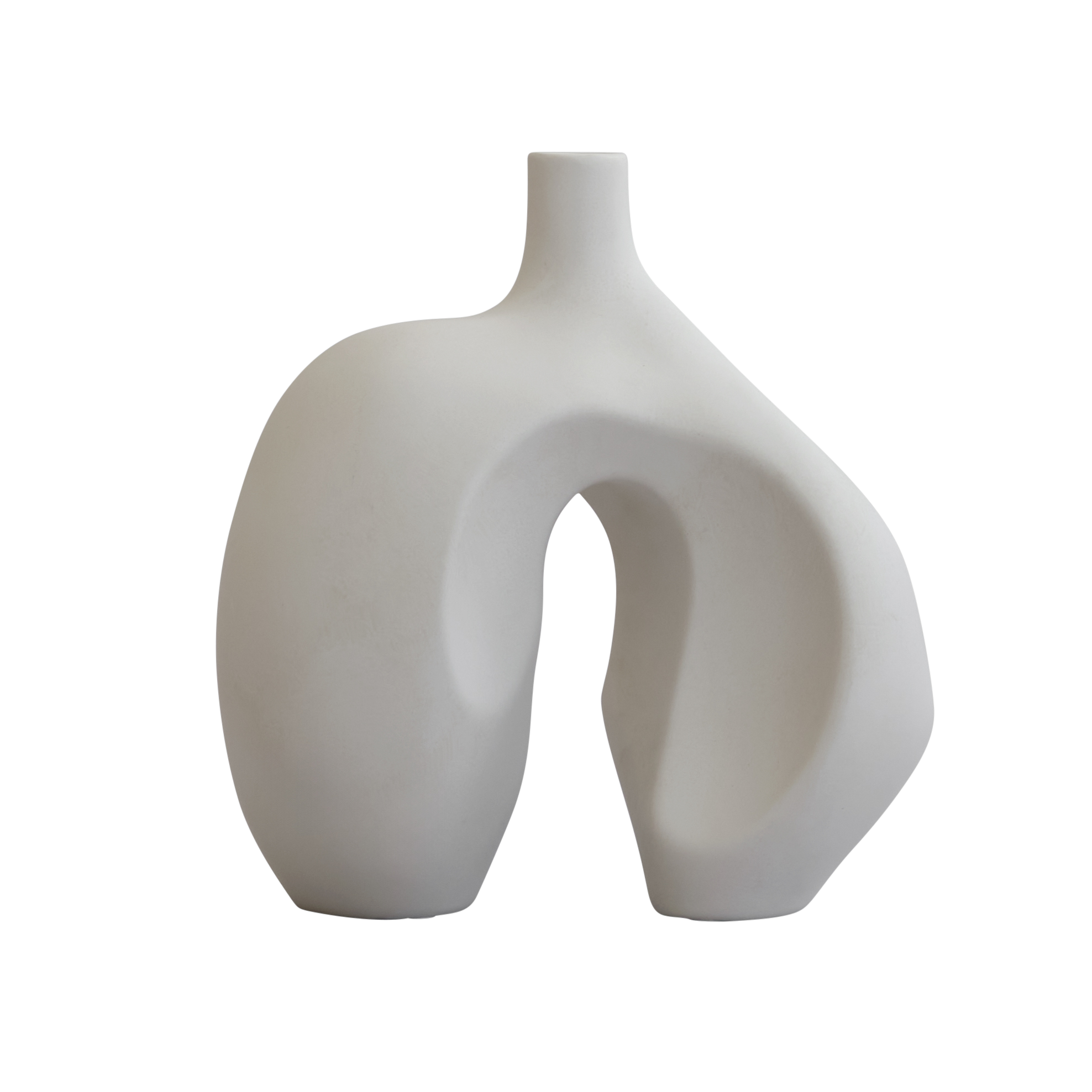 White NI Vase