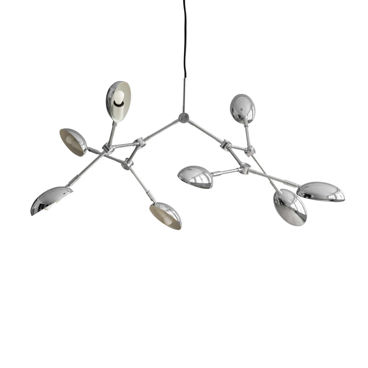 DROP chandelier chrome