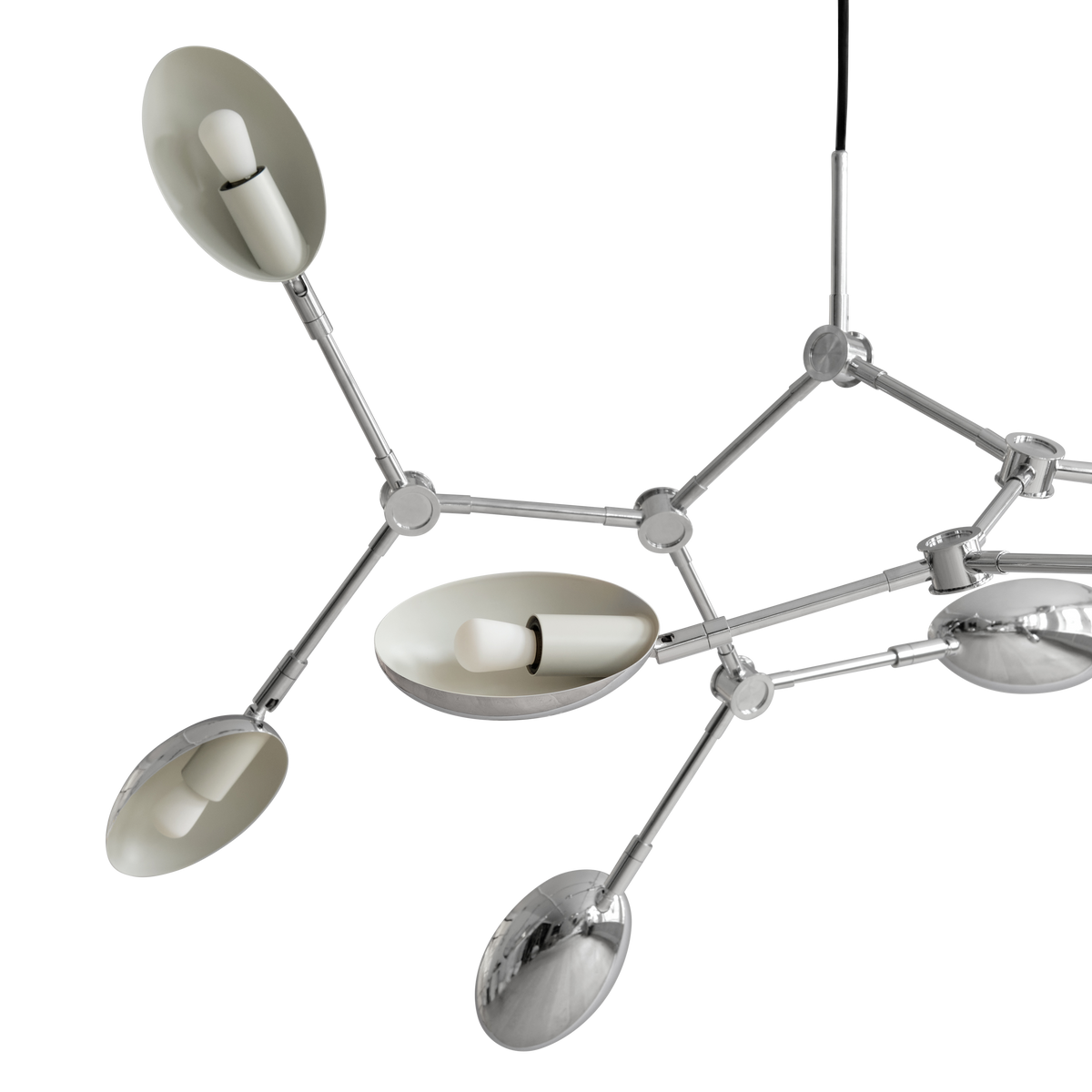 DROP chandelier chrome