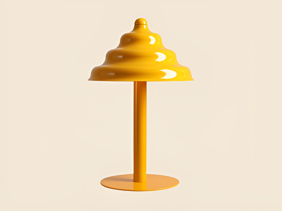 Yellow table lamp