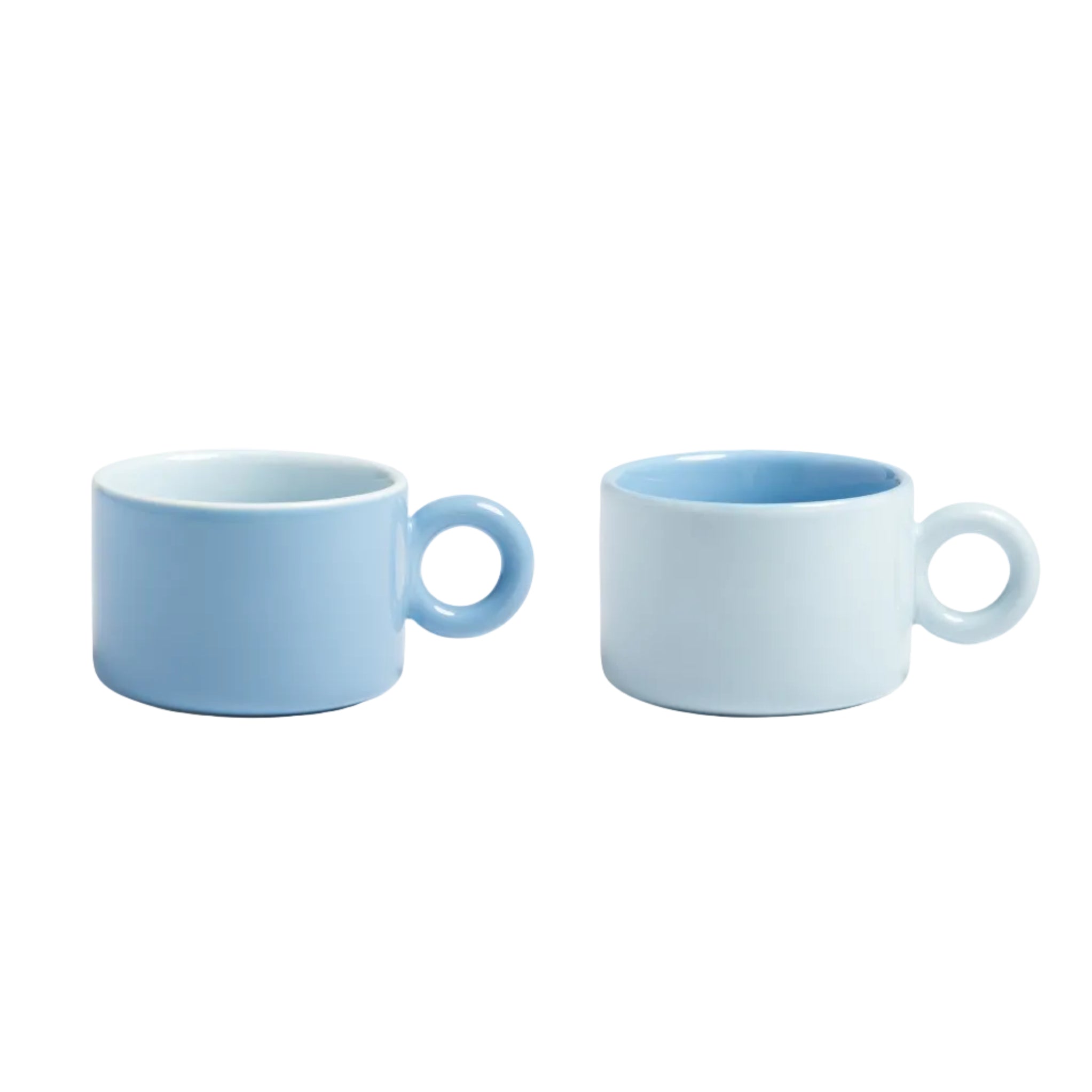 CHIQUITO Cup Set Blue Porcelain