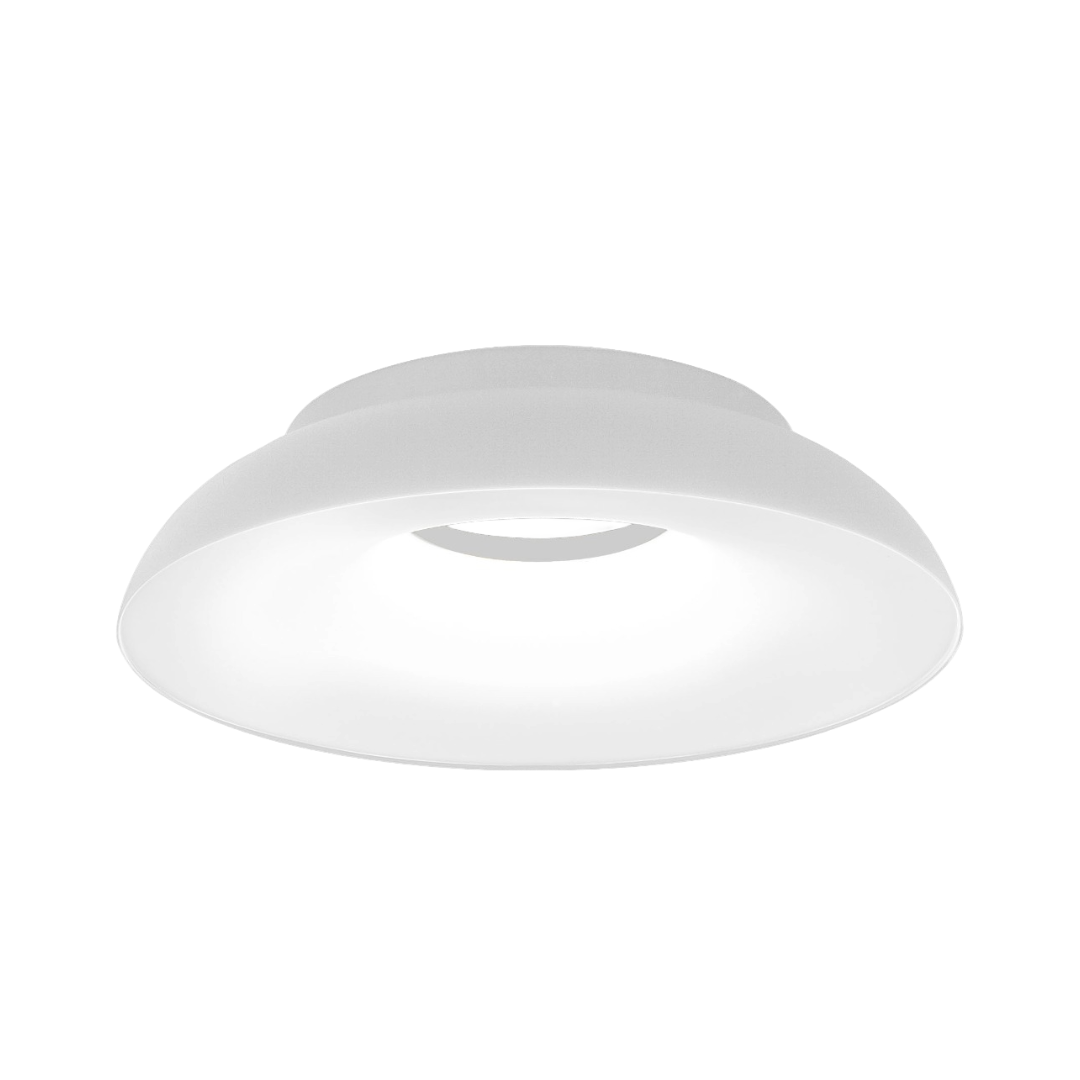 MAGGIOLONE embossed wall lamp in white