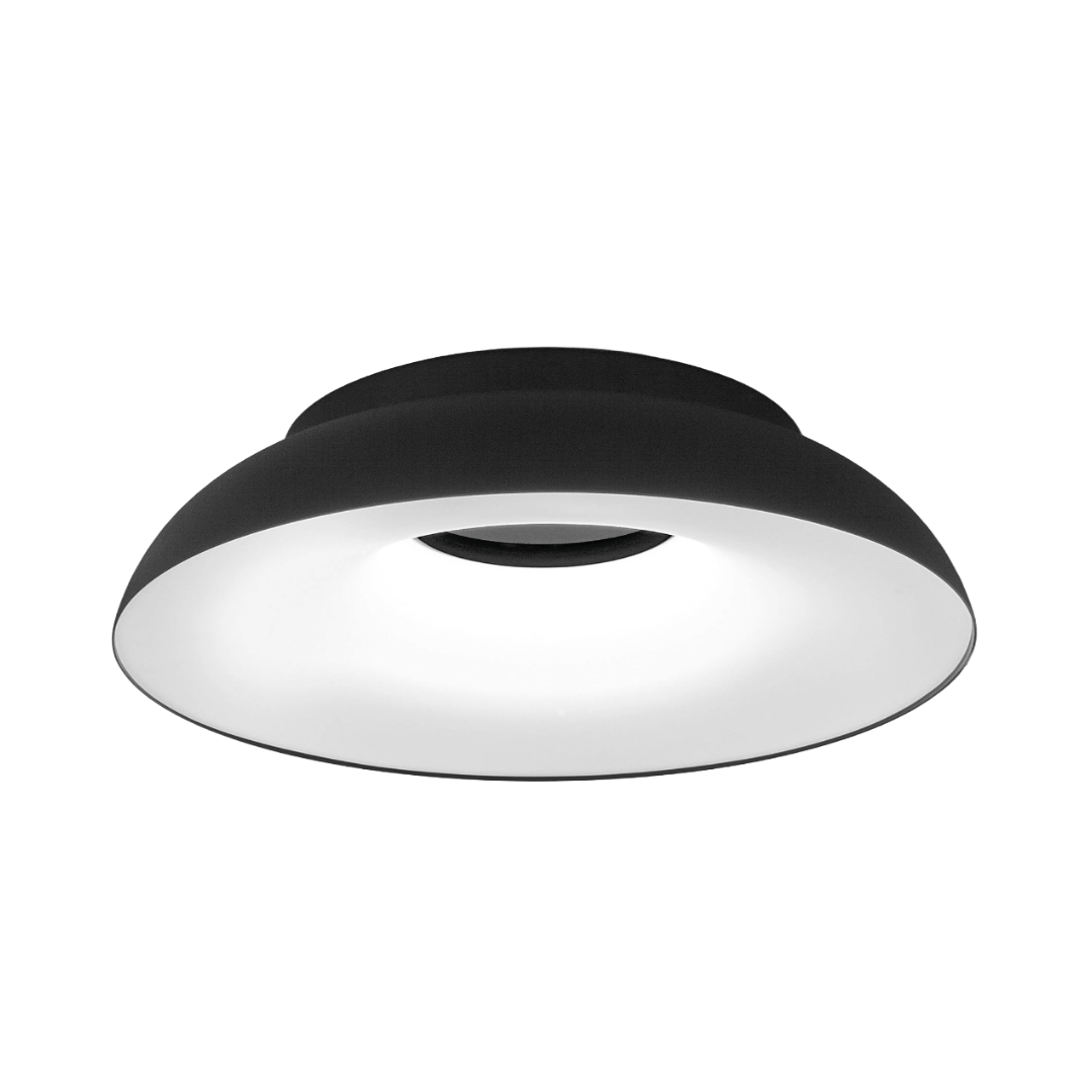 MAGGIOLONE embossed black wall lamp