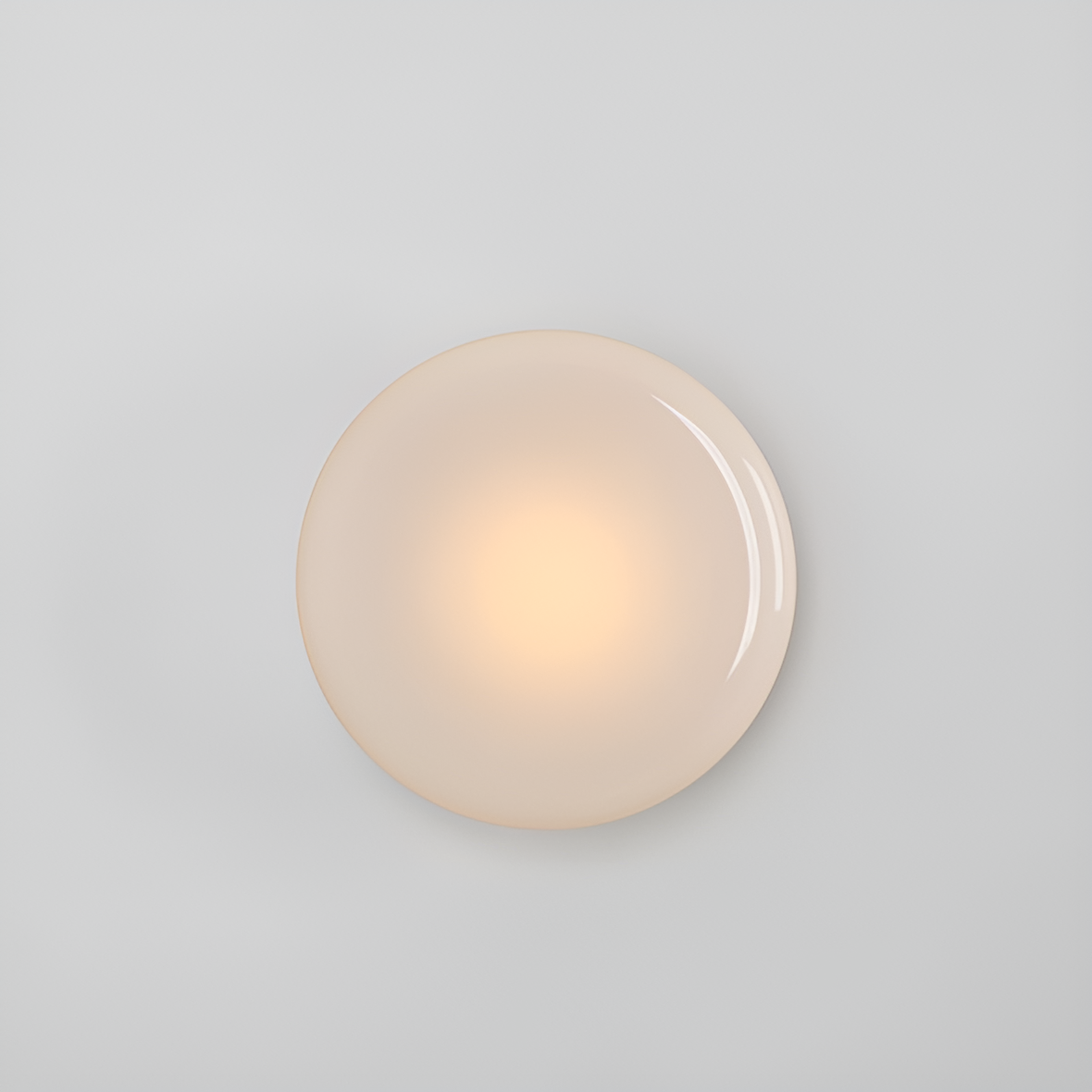 Cremefarbene Wandleuchte BONBON