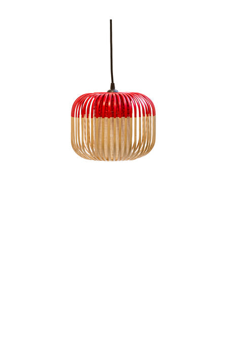 Bambuslampe rot
