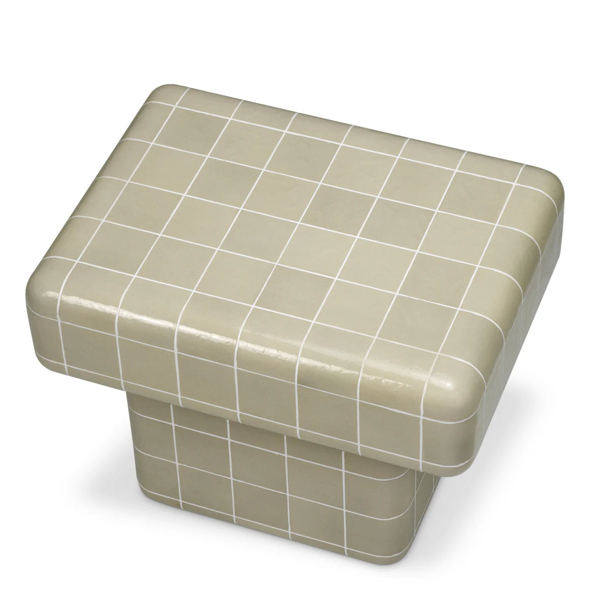 MATEO Outdoor Side Table Warm Gray