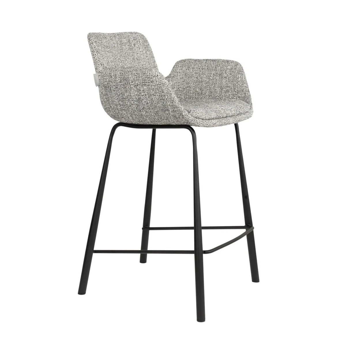 BRIT Bar Stool in Gray Melange
