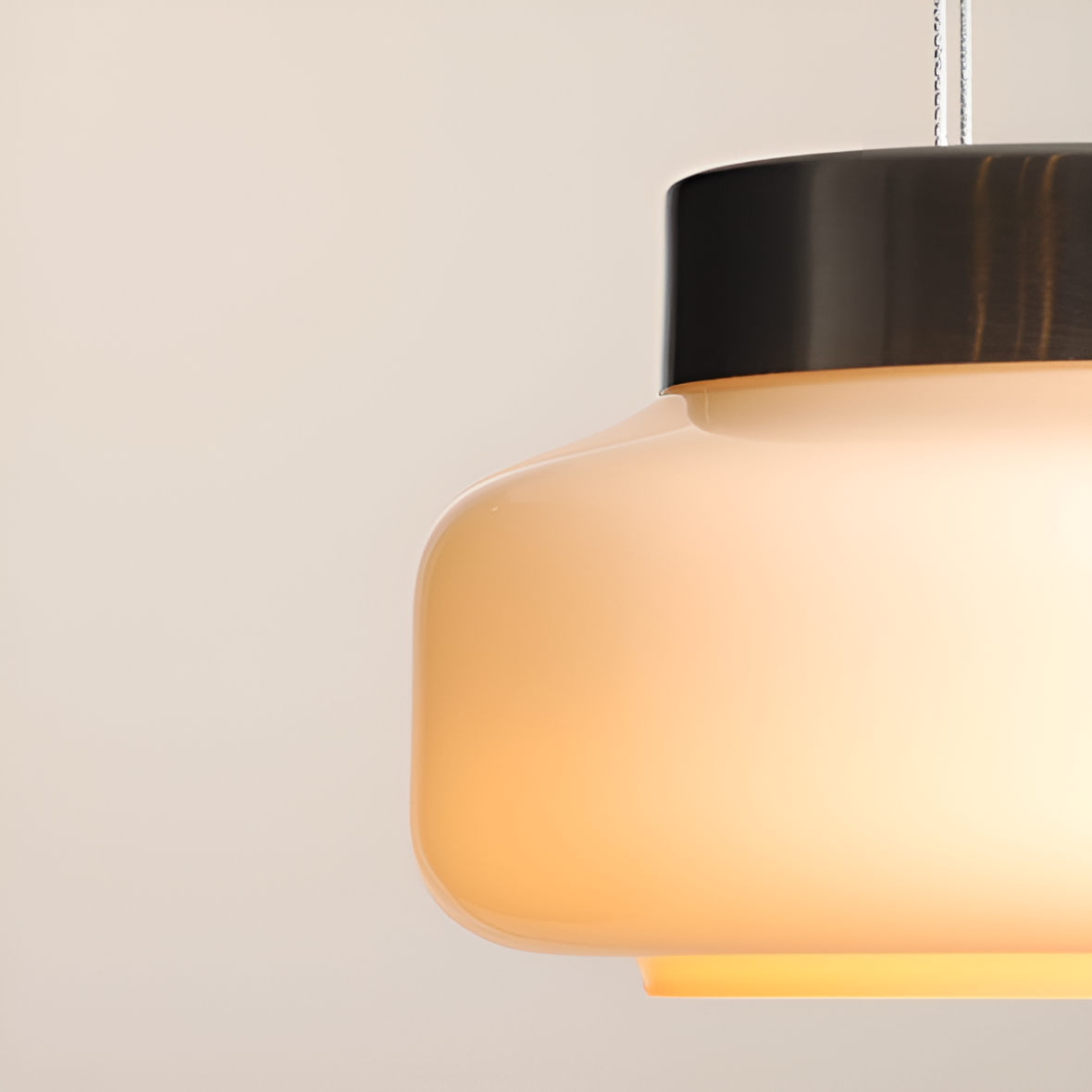 Bonbon beige hanging lamp