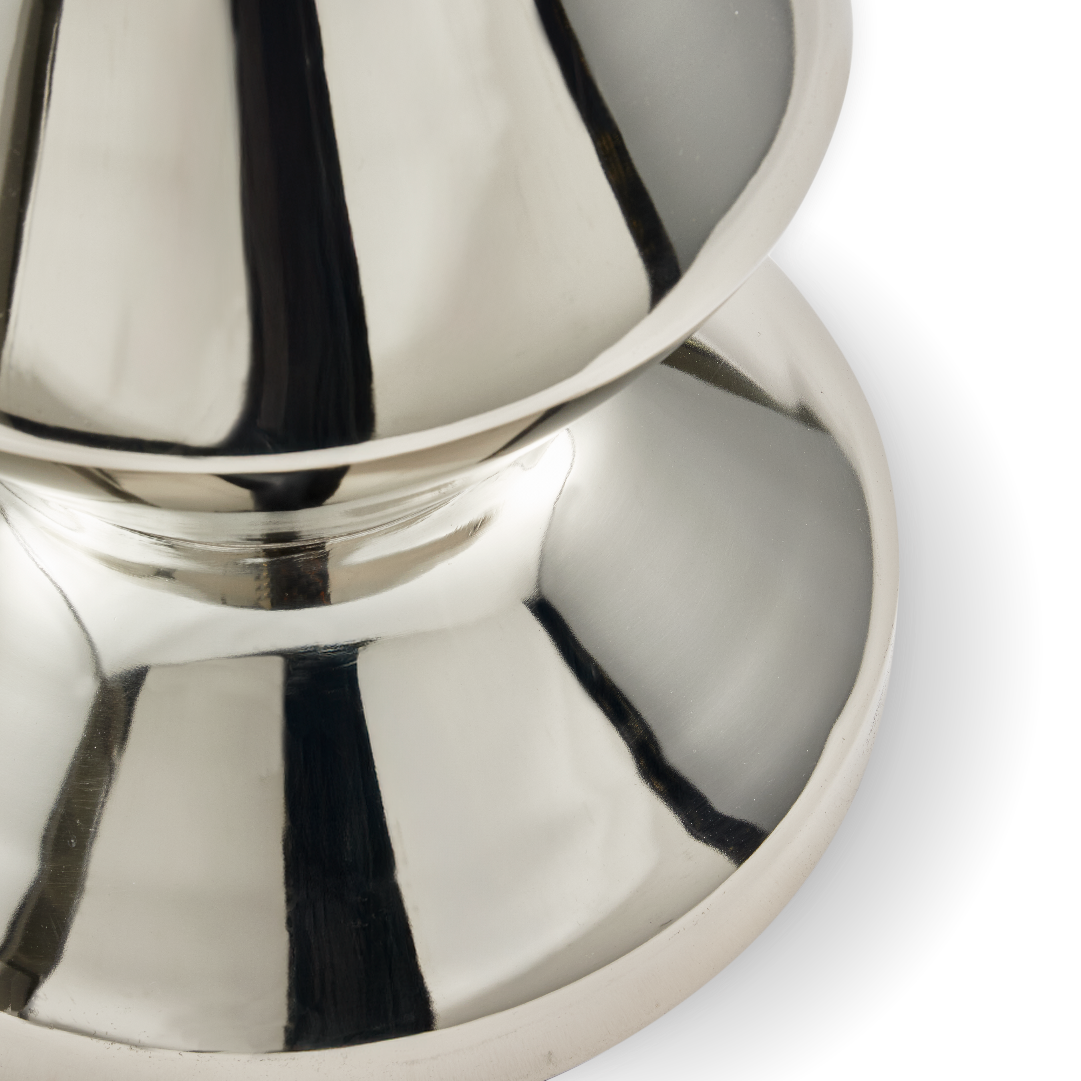 Hocker ZIG ZAG METALL silber