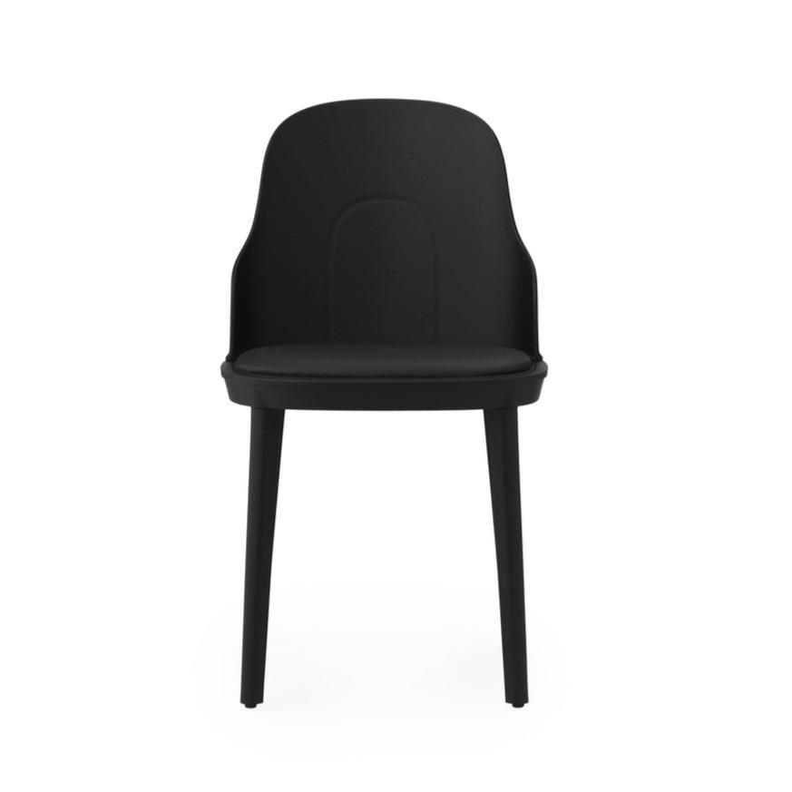 Allez PP Black chair with Ultra leather upholstery