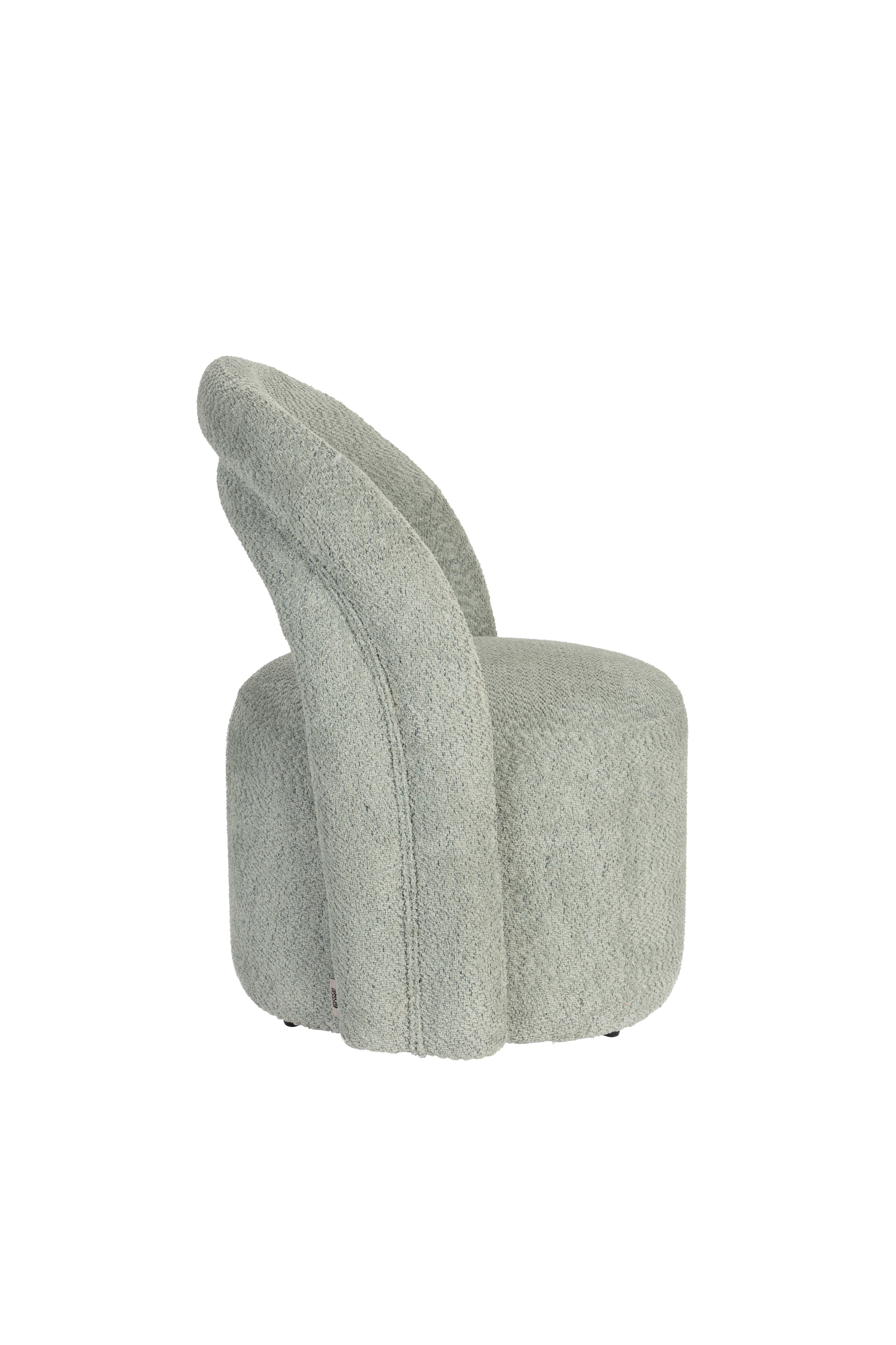 SEINA green swivel armchair