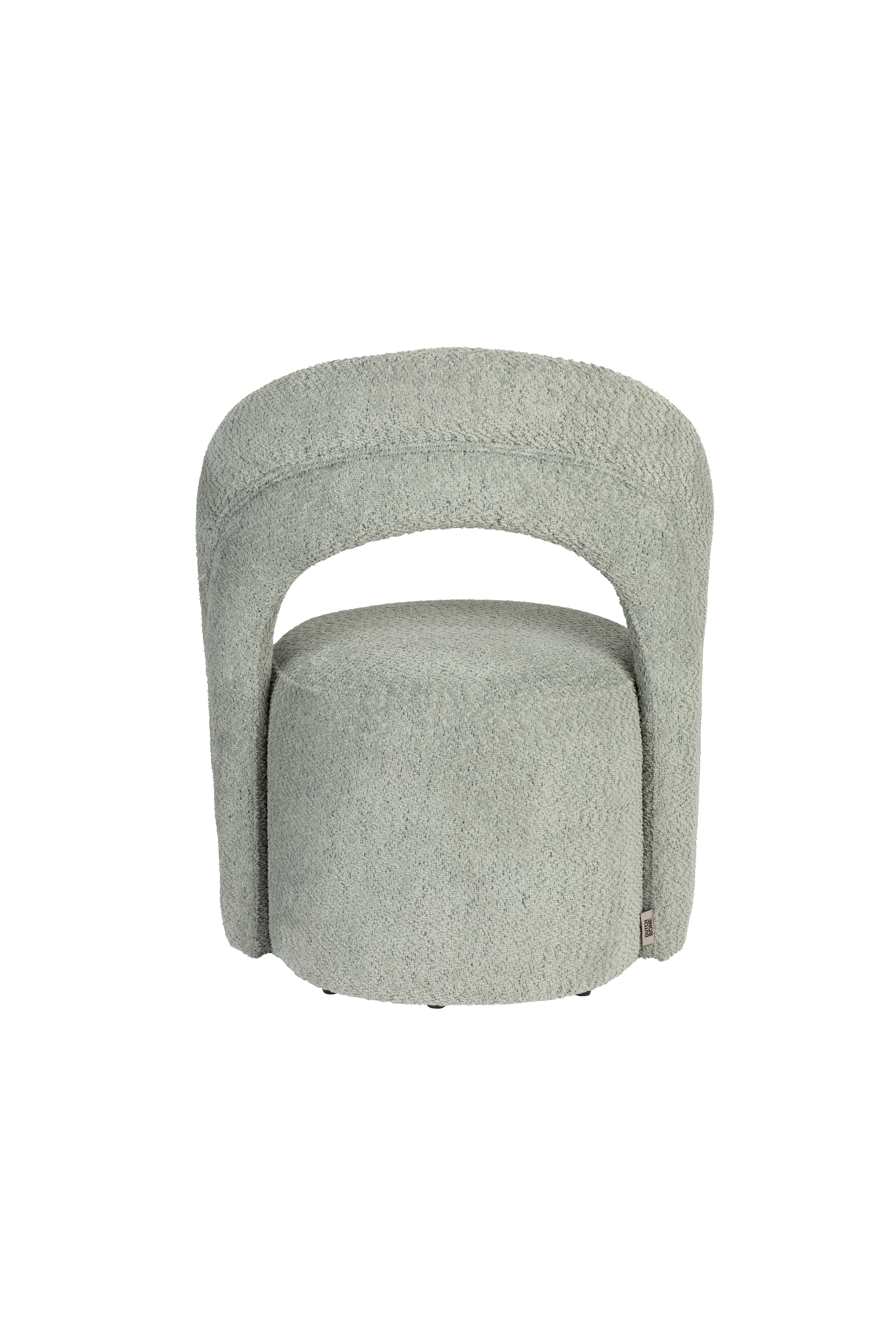 SEINA green swivel armchair