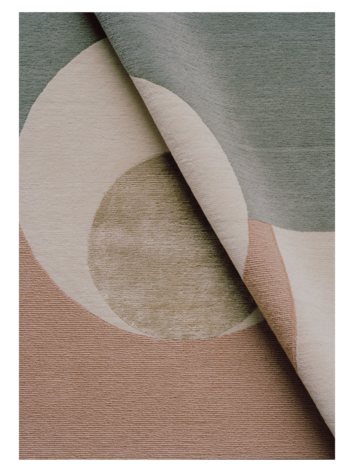 Rundteppich ETERNAL ORB dunkelbeige