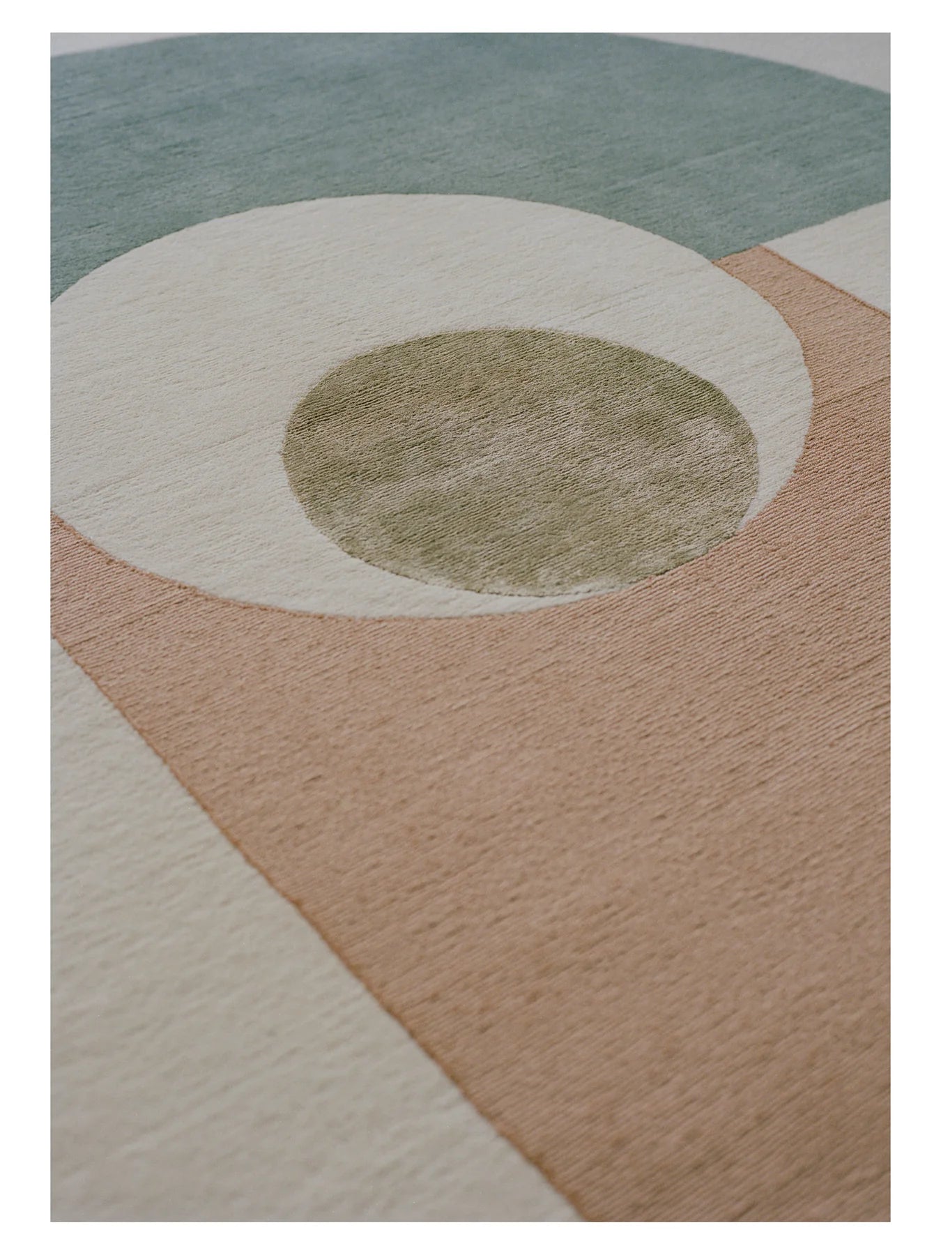 Rundteppich ETERNAL ORB dunkelbeige