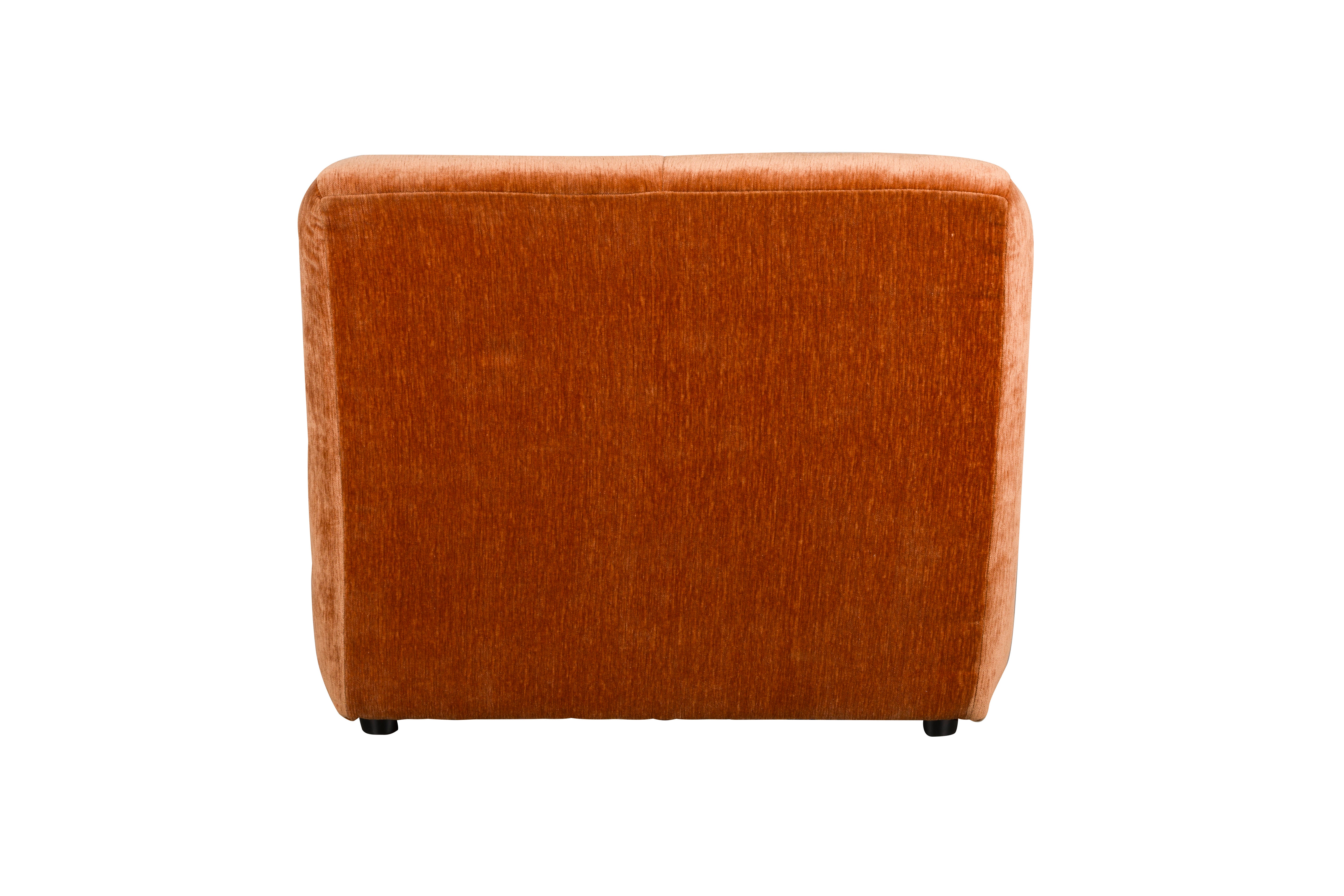 Modulsofa GIADA - mittleres Element braunes Velvet
