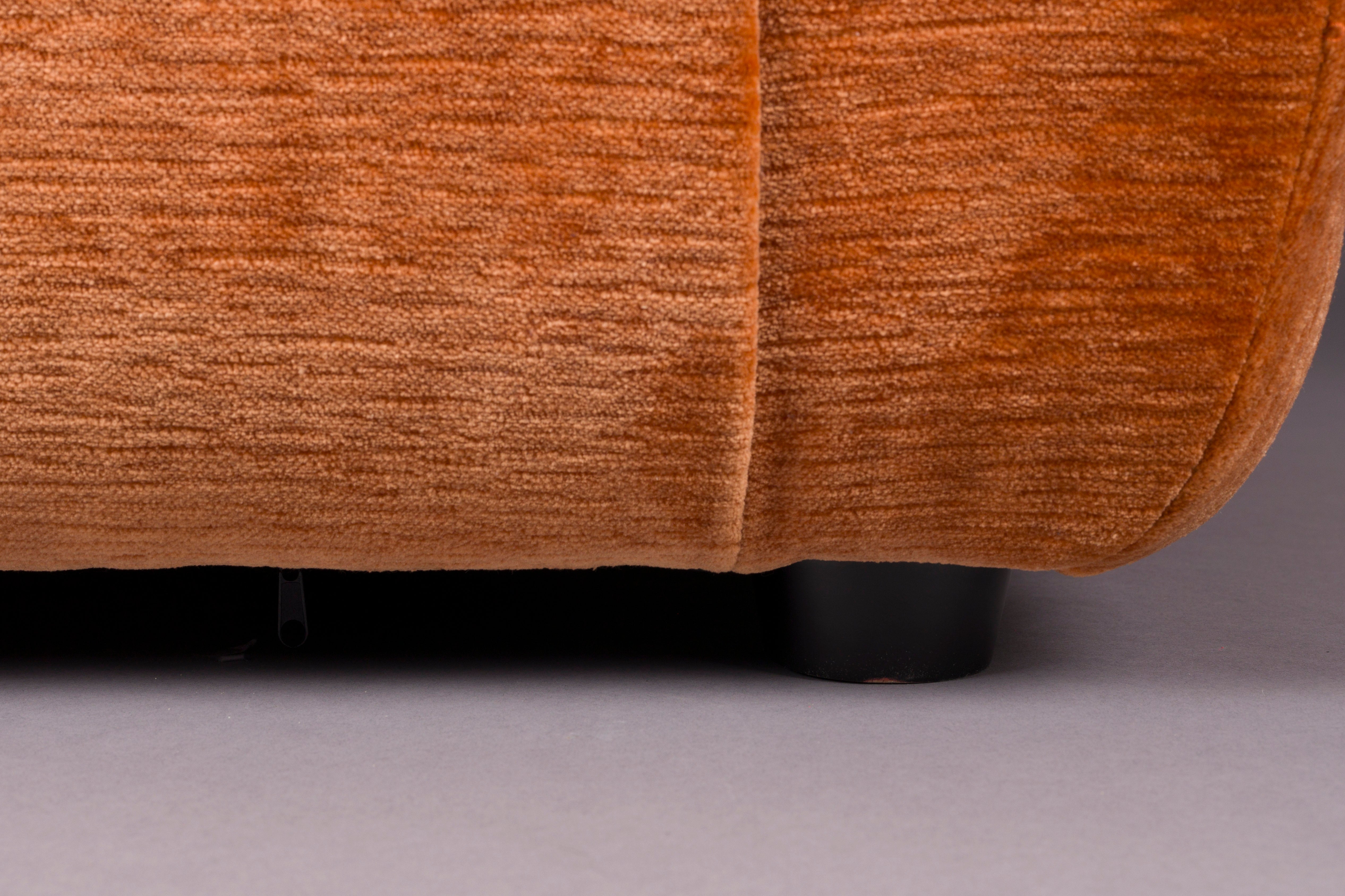 Modulsofa GIADA - mittleres Element braunes Velvet
