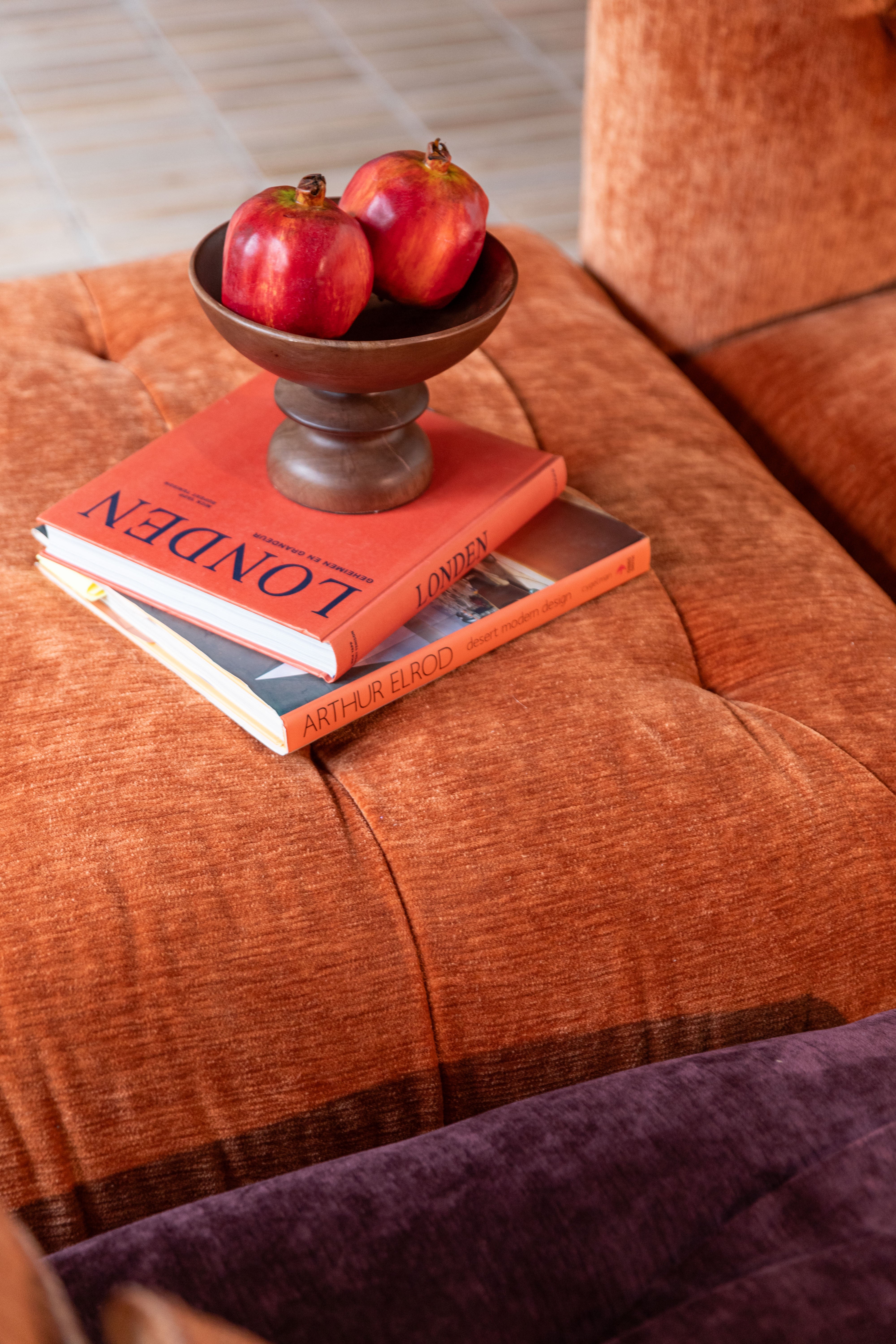 2-seater Sofa GIADA brown velvet