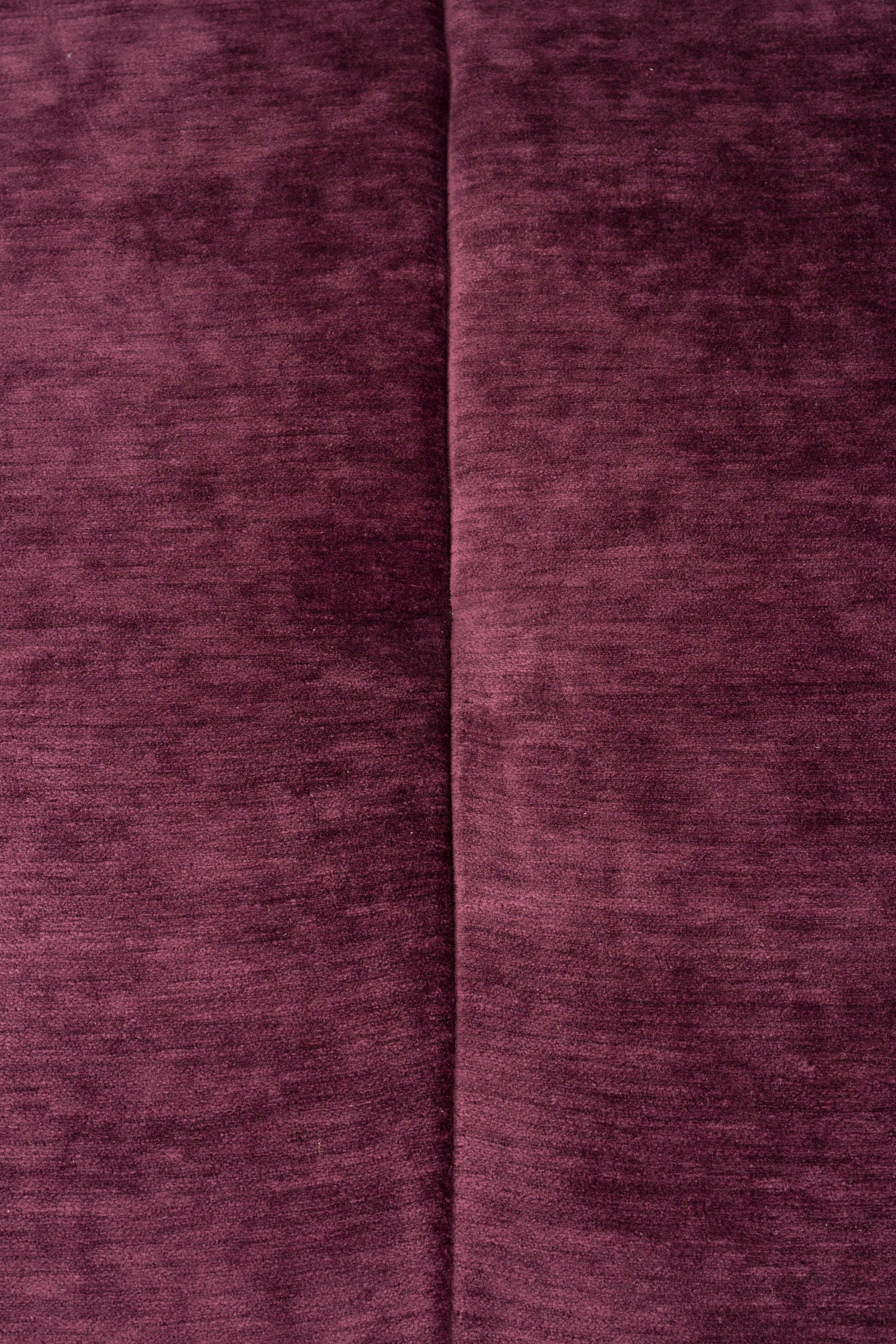 GIADA modular sofa - 1-seater plum velvet element