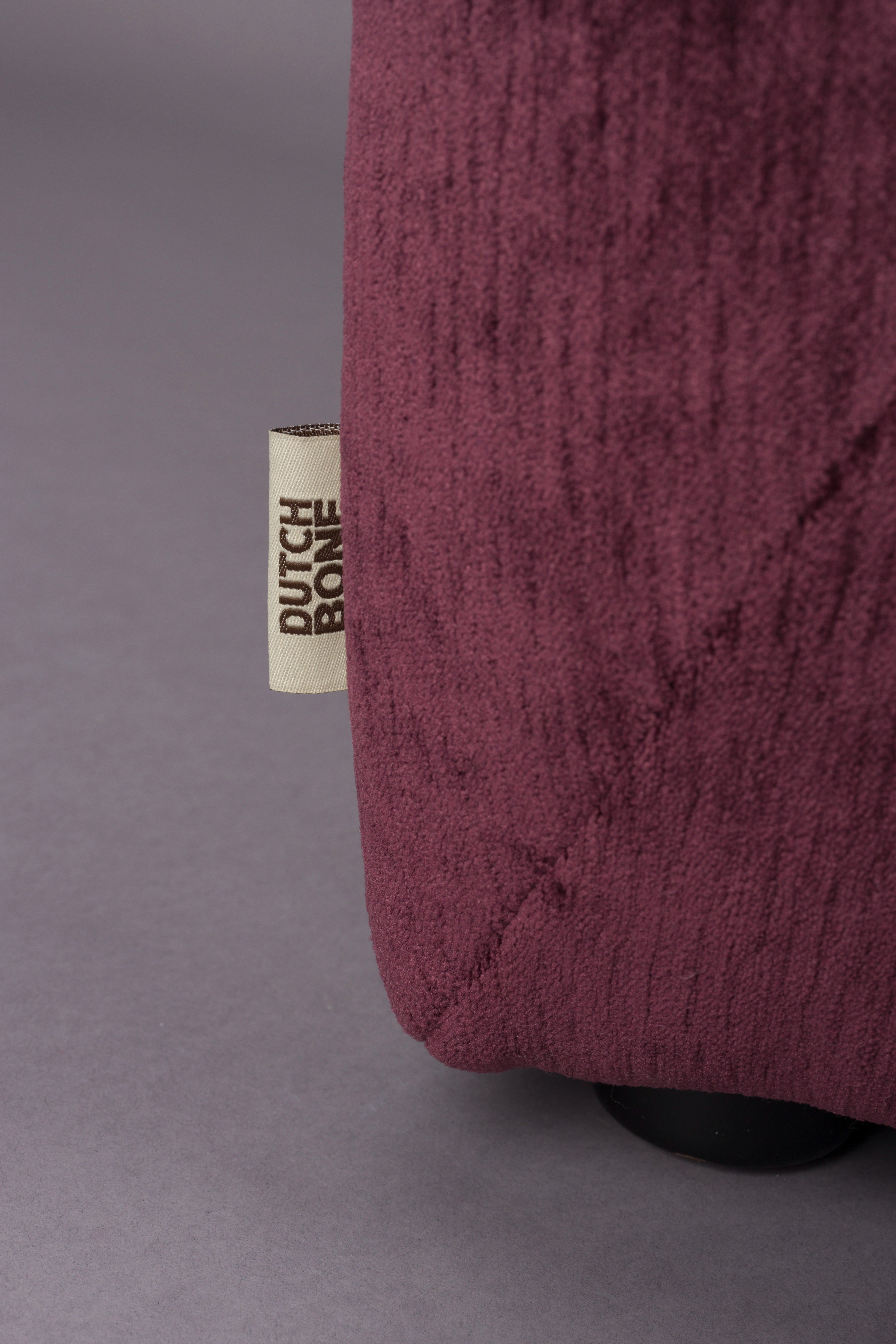 GIADA modular sofa - 1-seater plum velvet element