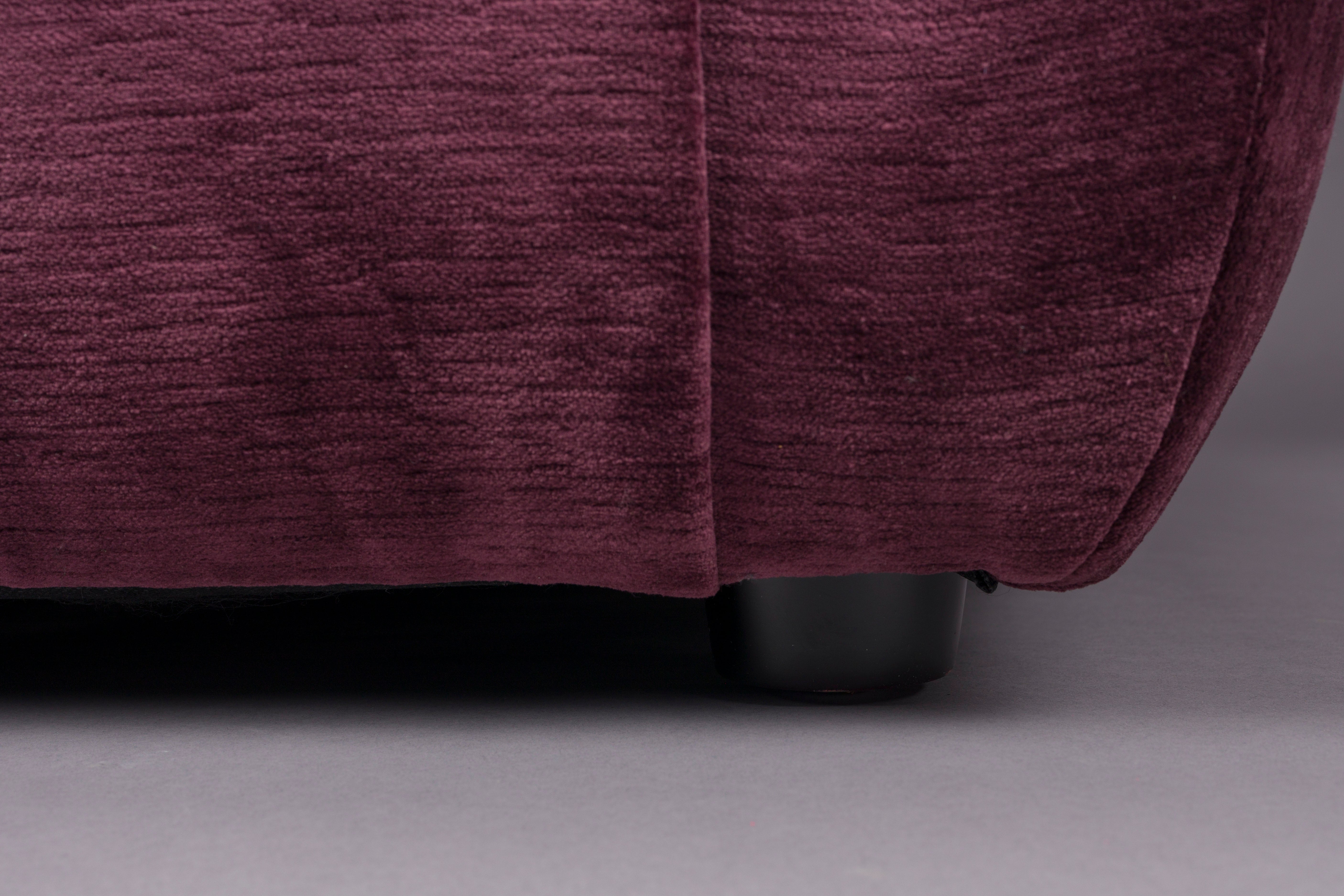 GIADA modular sofa - 1-seater plum velvet element
